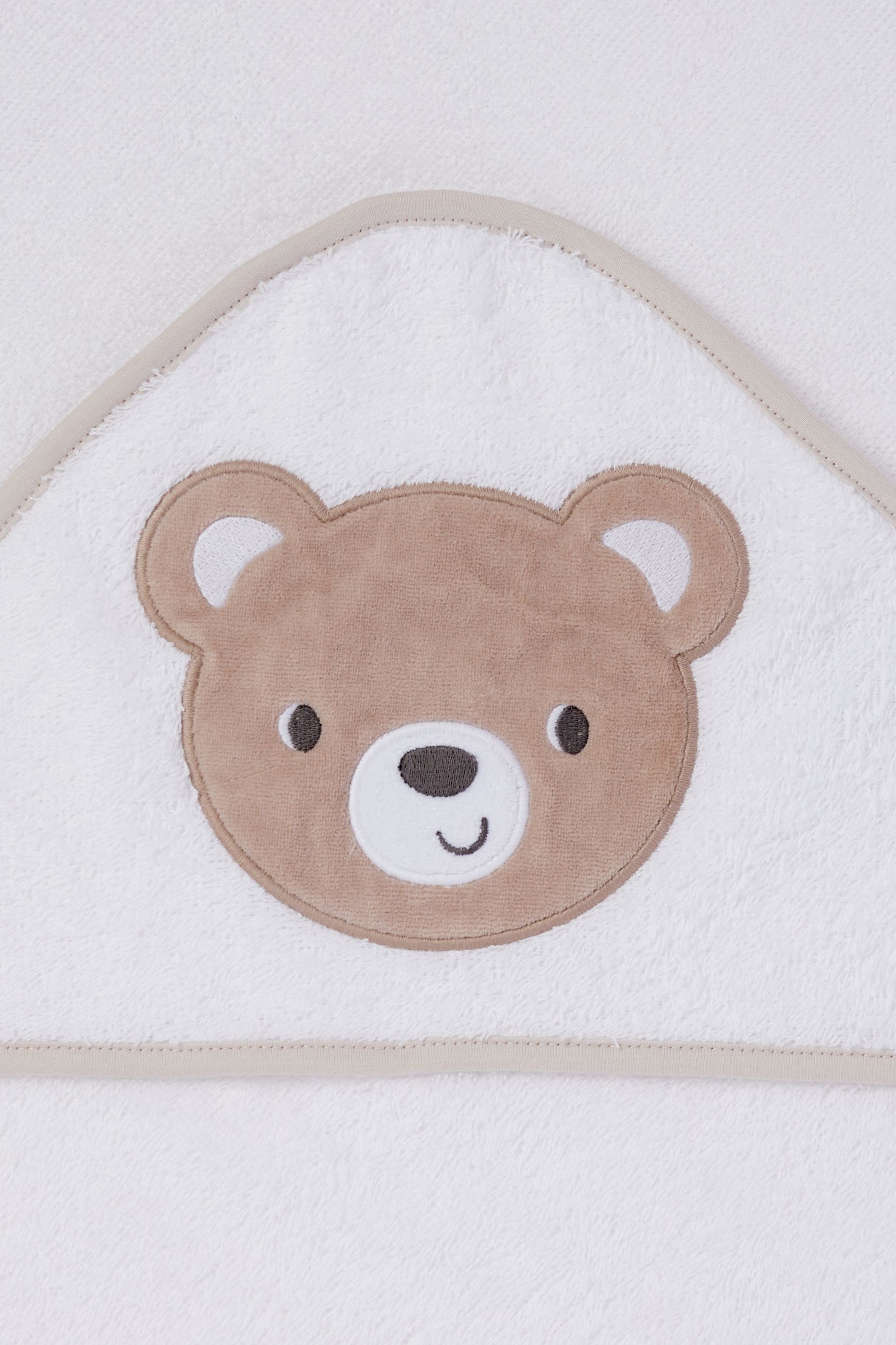 Baby bath towel with hood