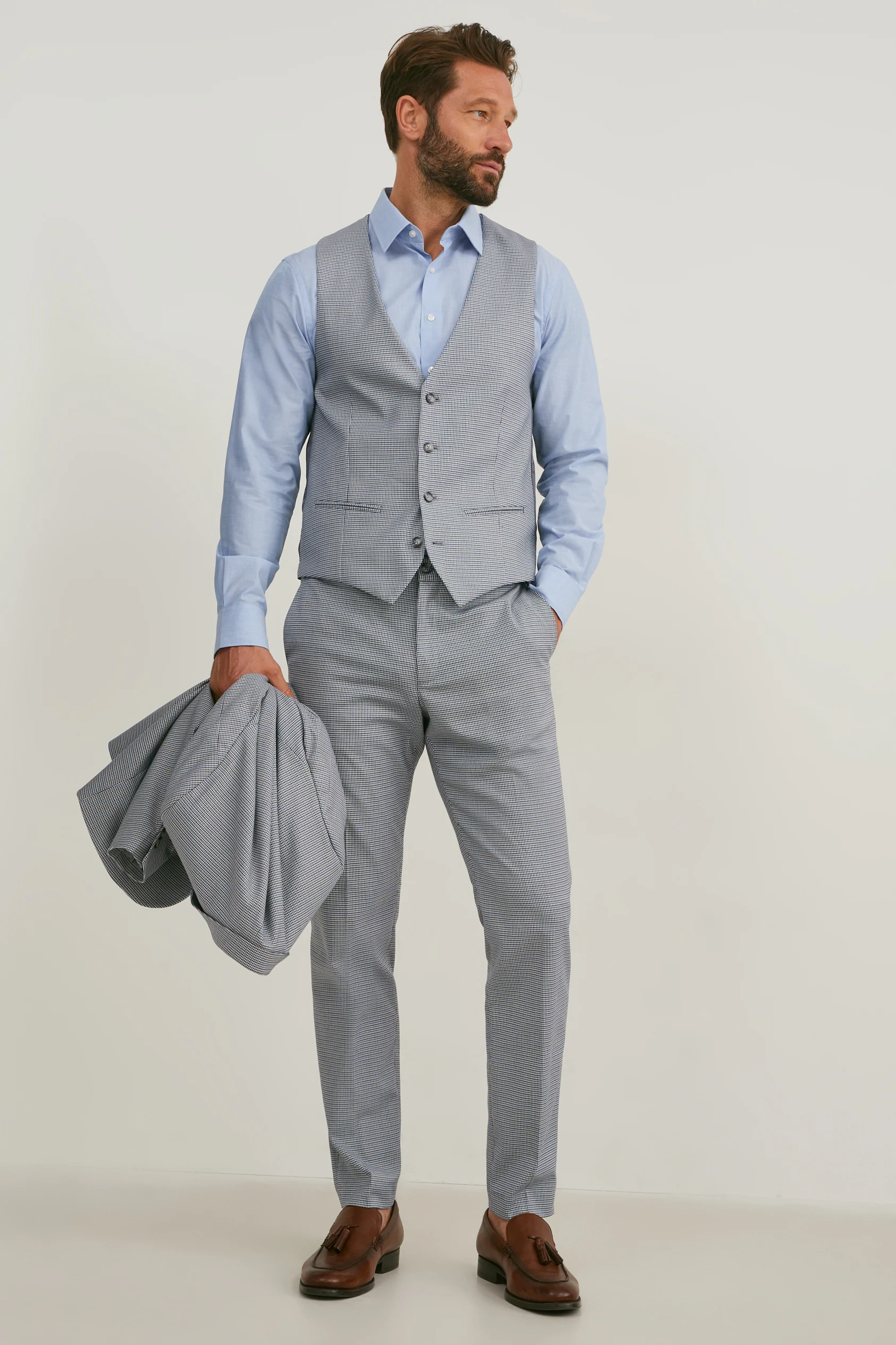 Mix-and-match trousers - slim fit - stretch - LYCRA?