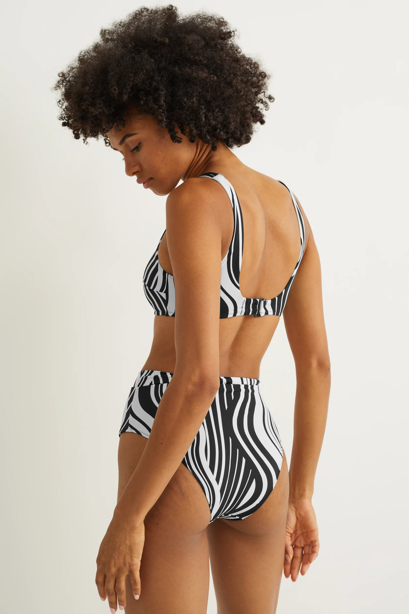 Bikini bottoms - high waist - LYCRA? XTRA LIFE?