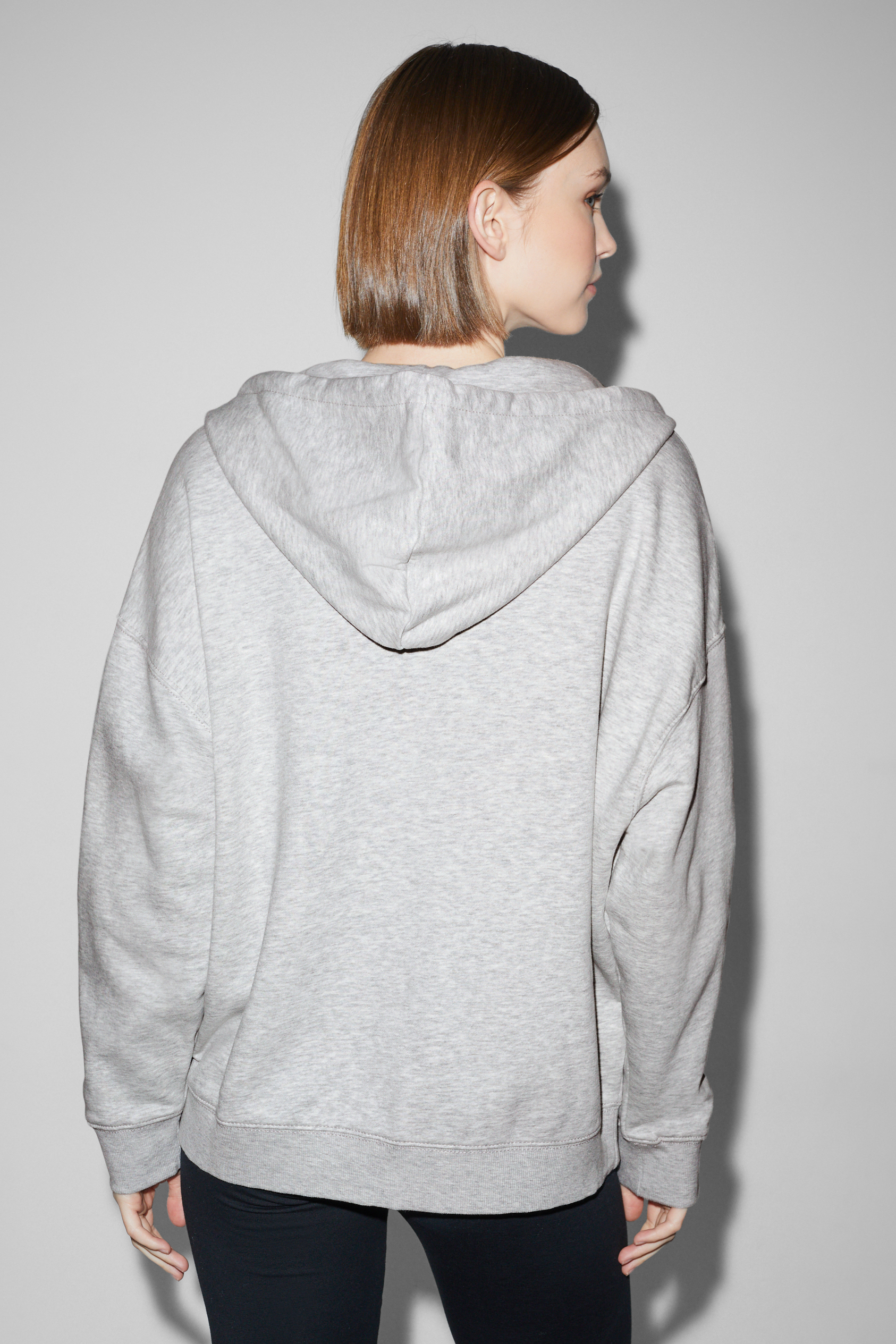 CLOCKHOUSE - zip-through sweatshirt with hood
