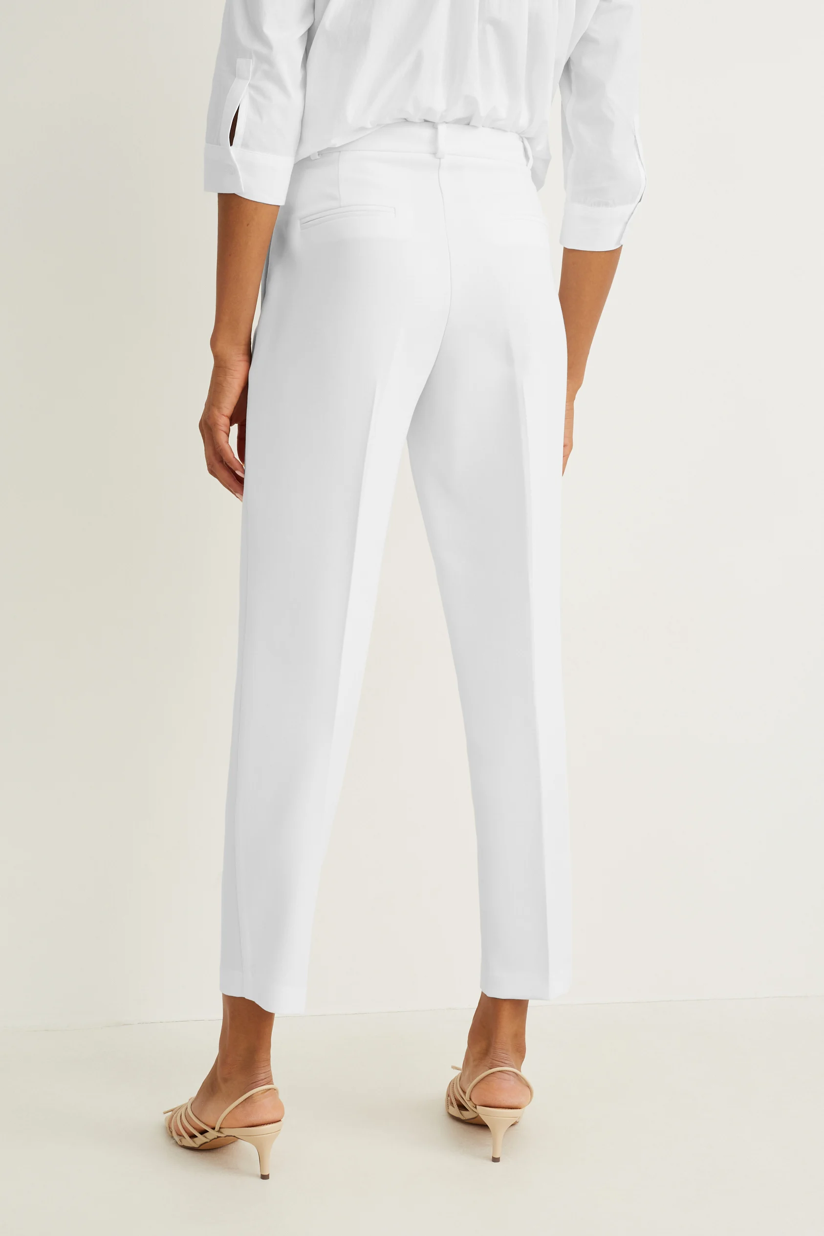 Business trousers - mid-rise waist - regular fit