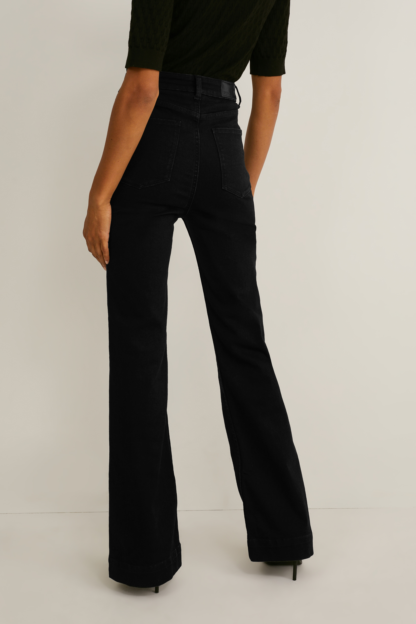 Flared jeans - high waist - shaping jeans - LYCRA?