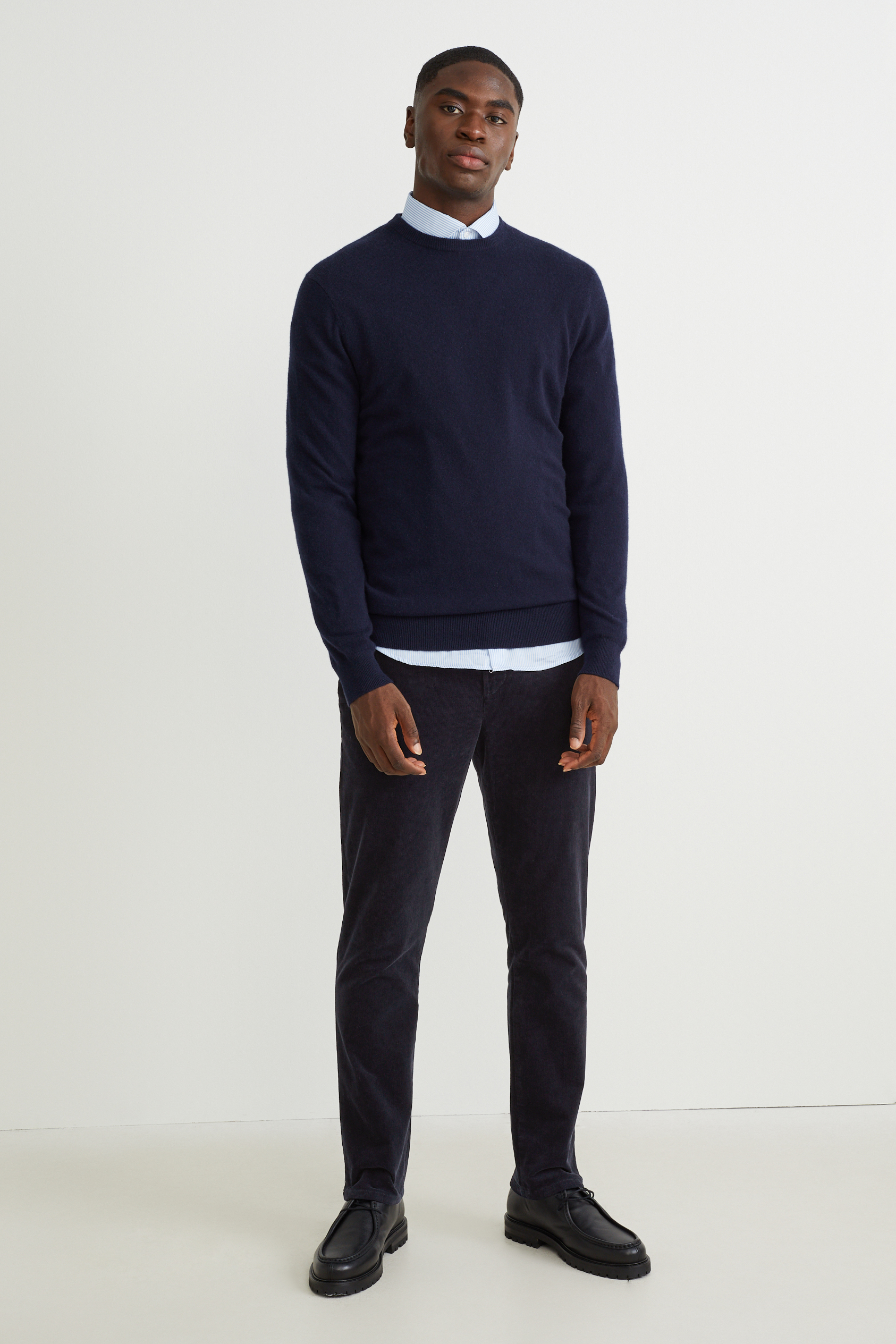 Corduroy chinos - regular fit - stretch LYCRA?