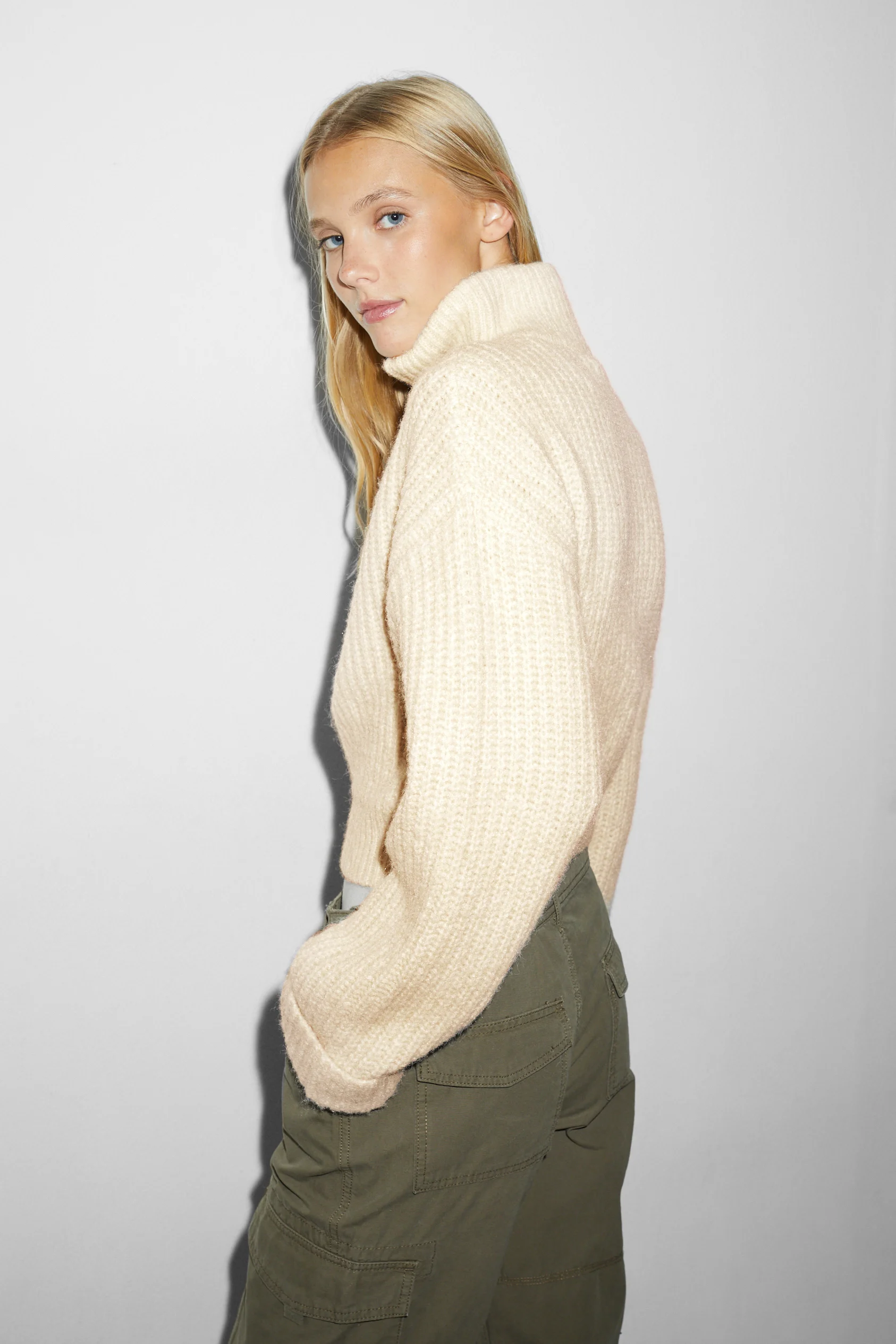 CLOCKHOUSE - cropped jumper