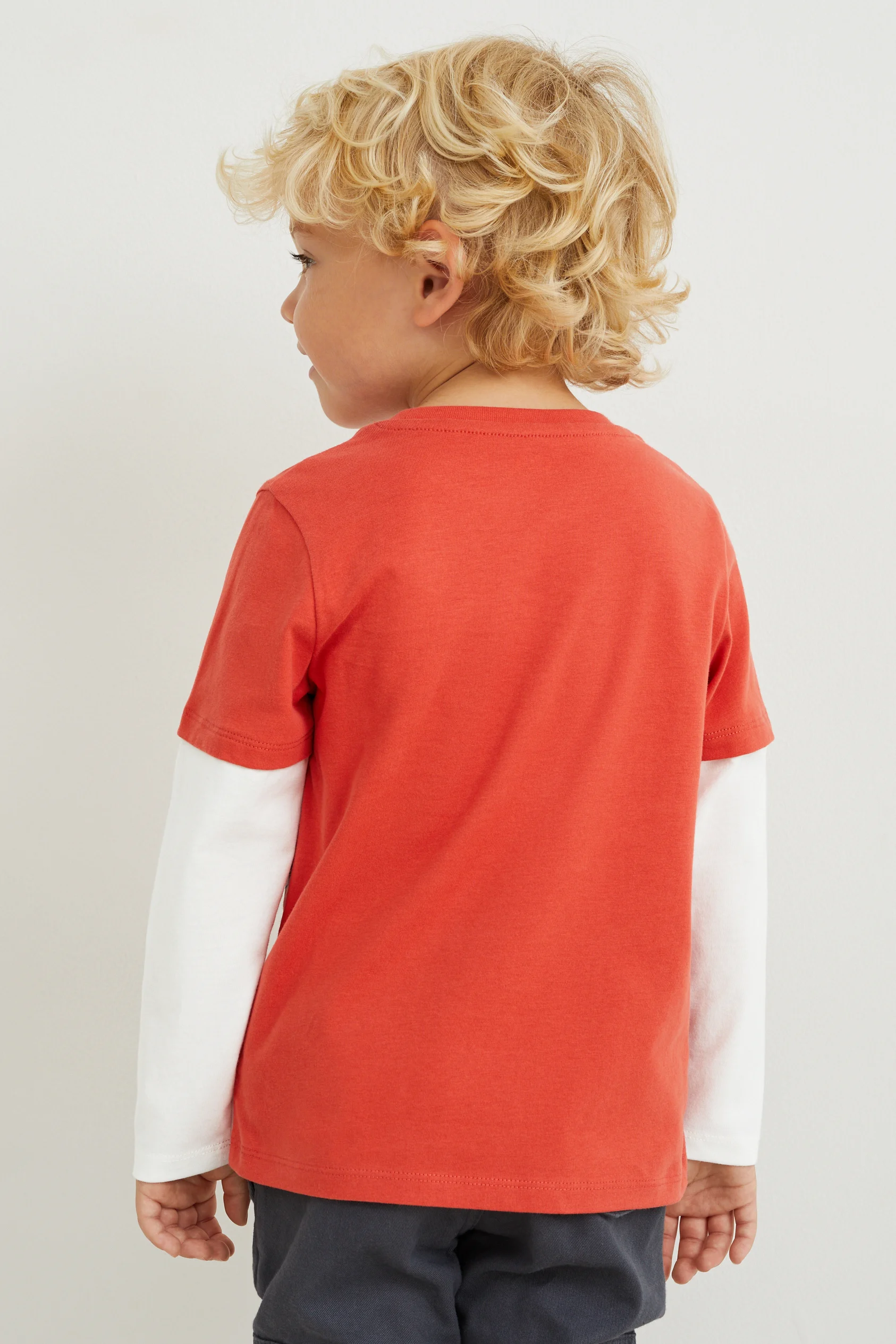 Long sleeve top - 2-in-1 look