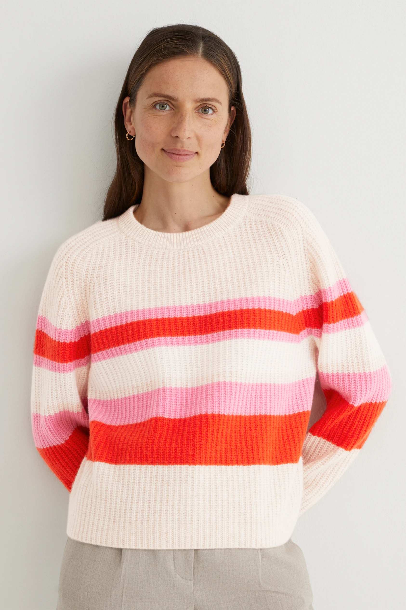 Cashmere jumper - striped
