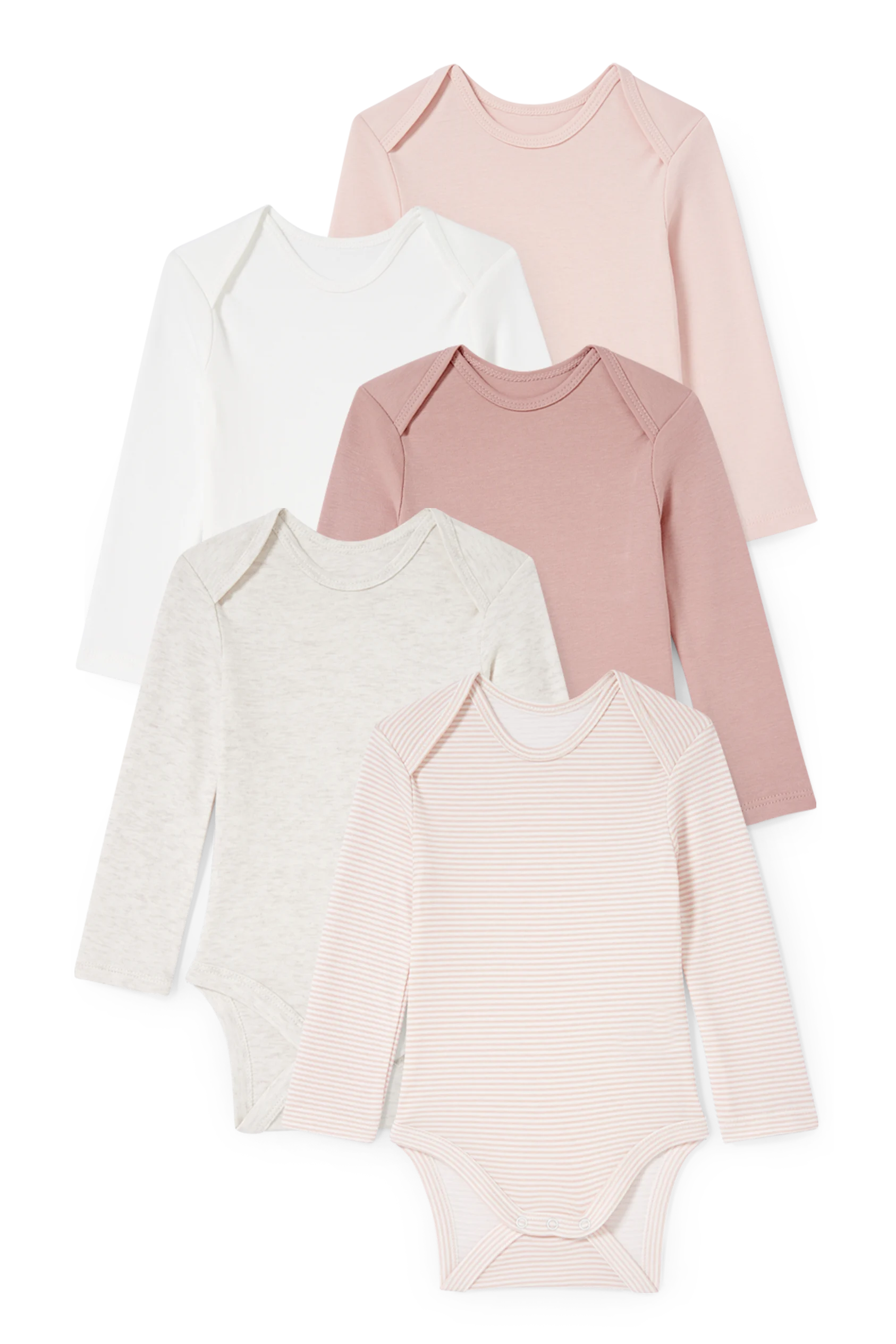 Multipack of 5 - baby bodysuit