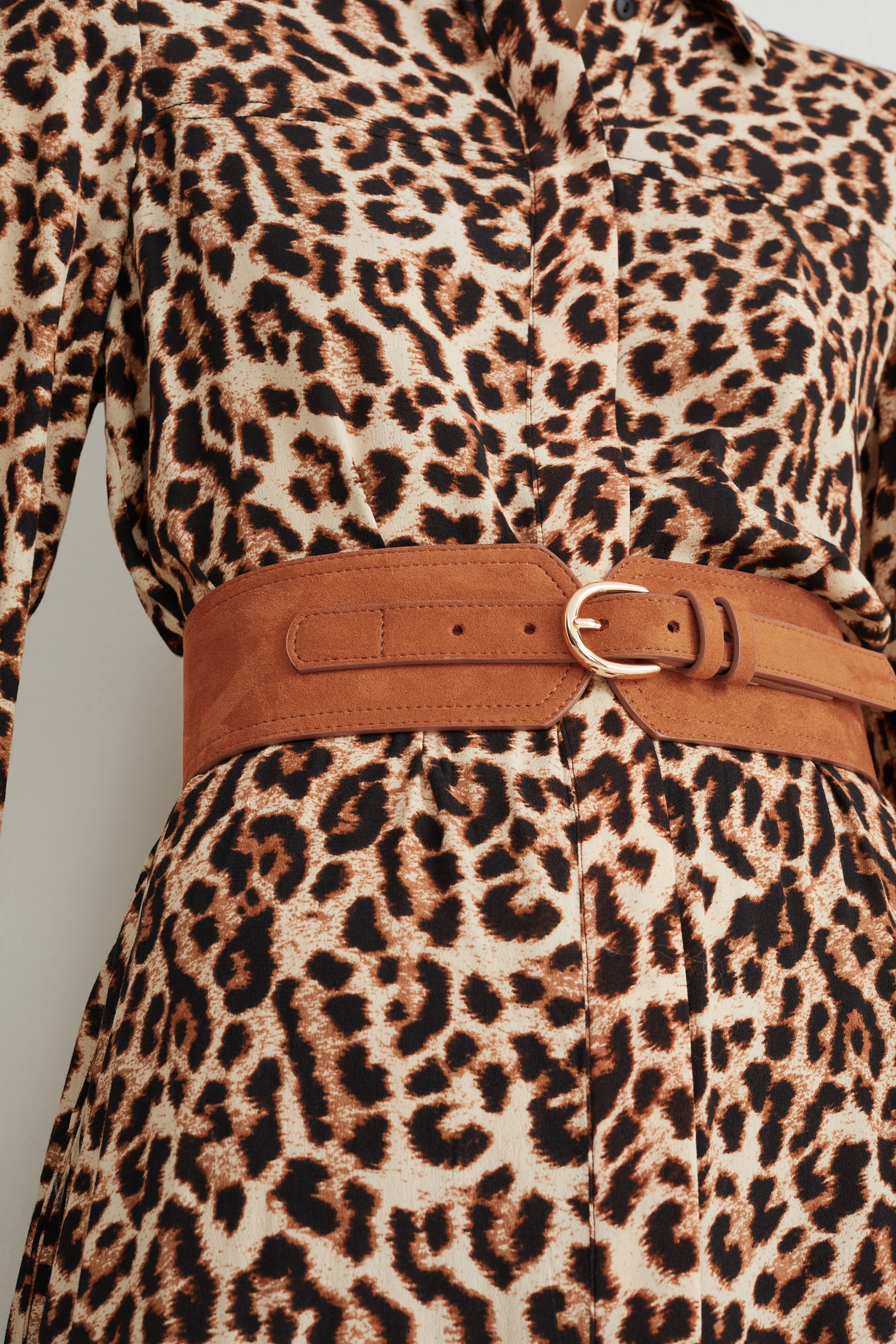 Waist belt - faux suede