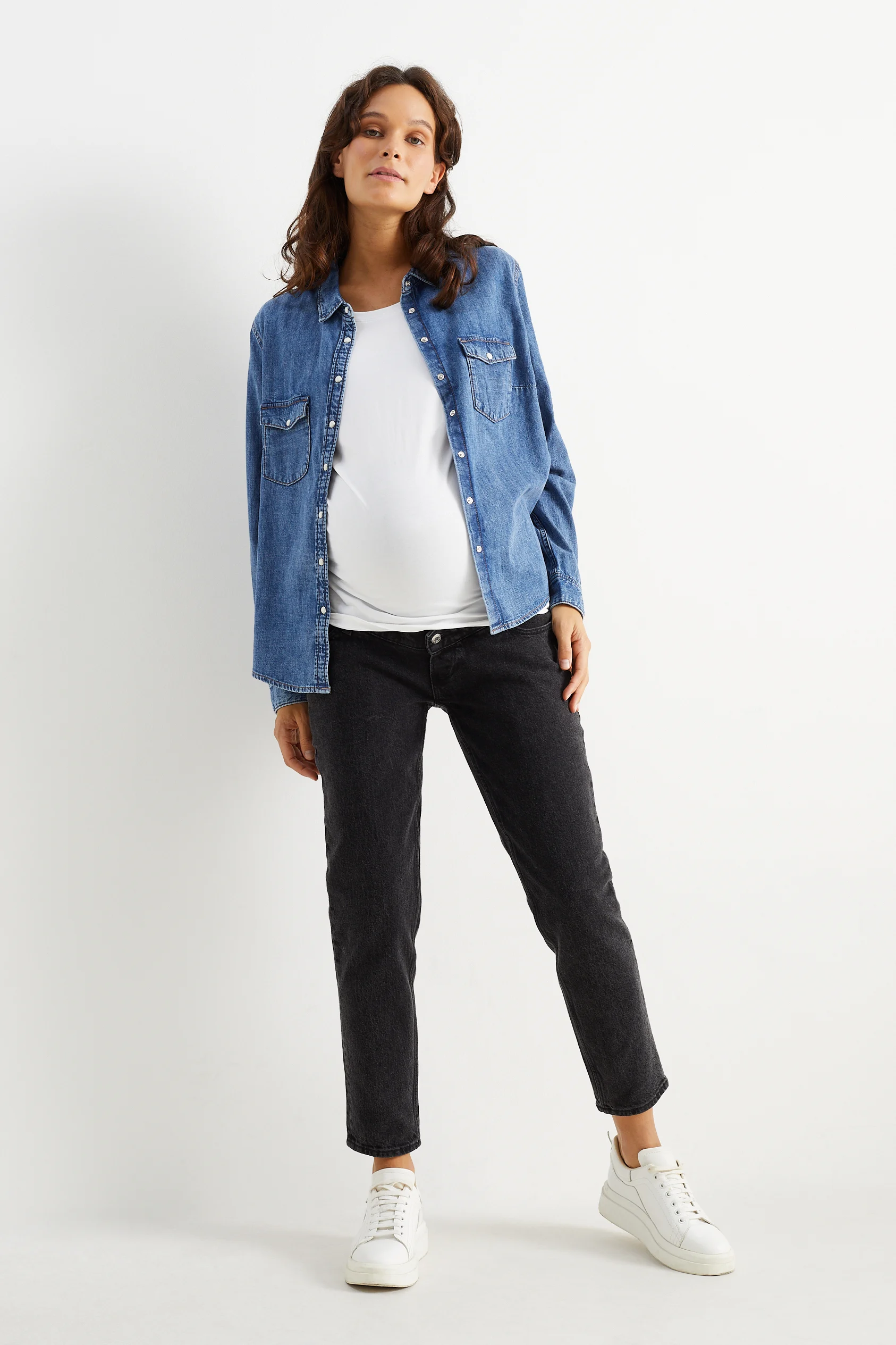 Maternity jeans - tapered jeans - LYCRA?