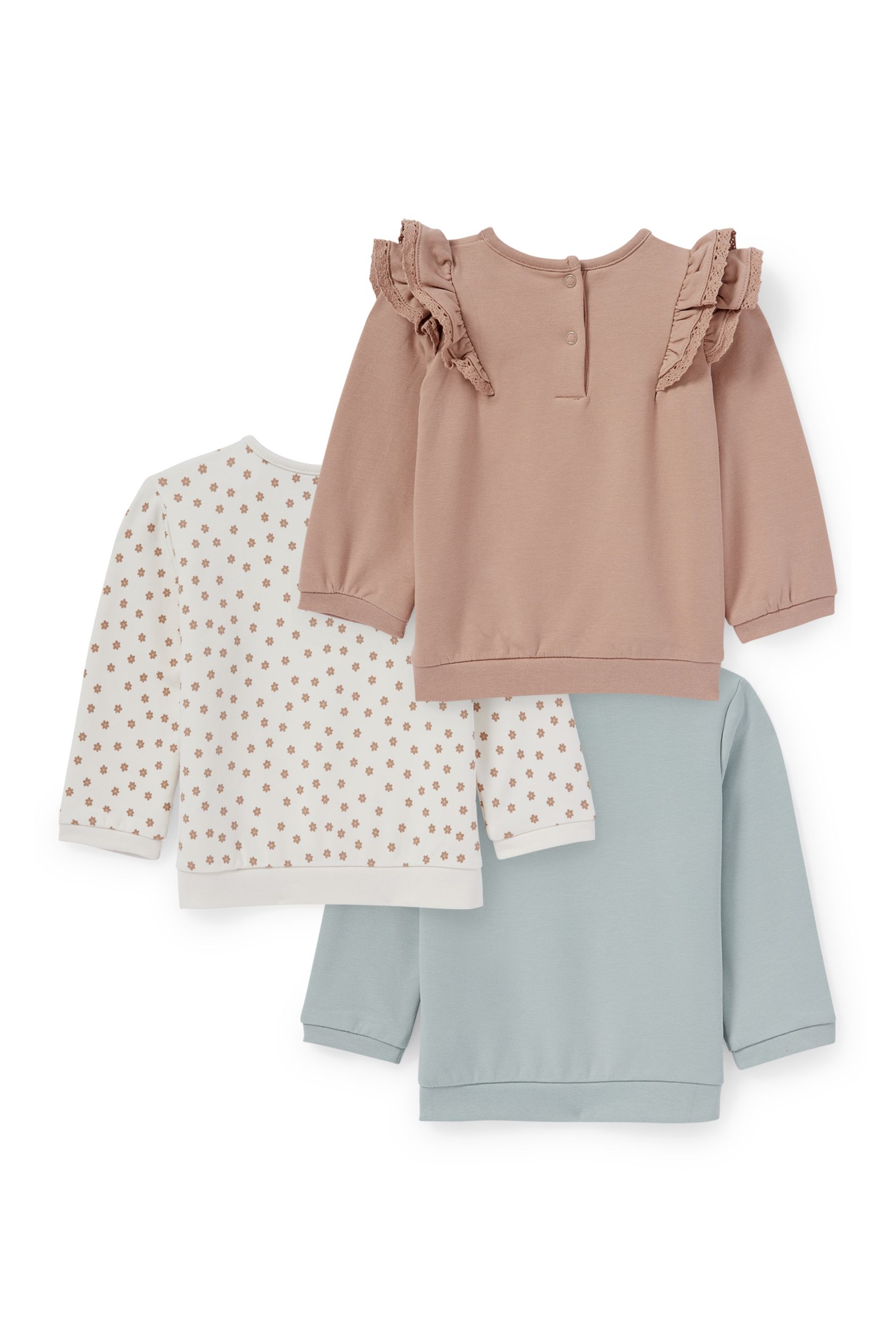 Multipack of 3 - bunny - baby sweatshirt