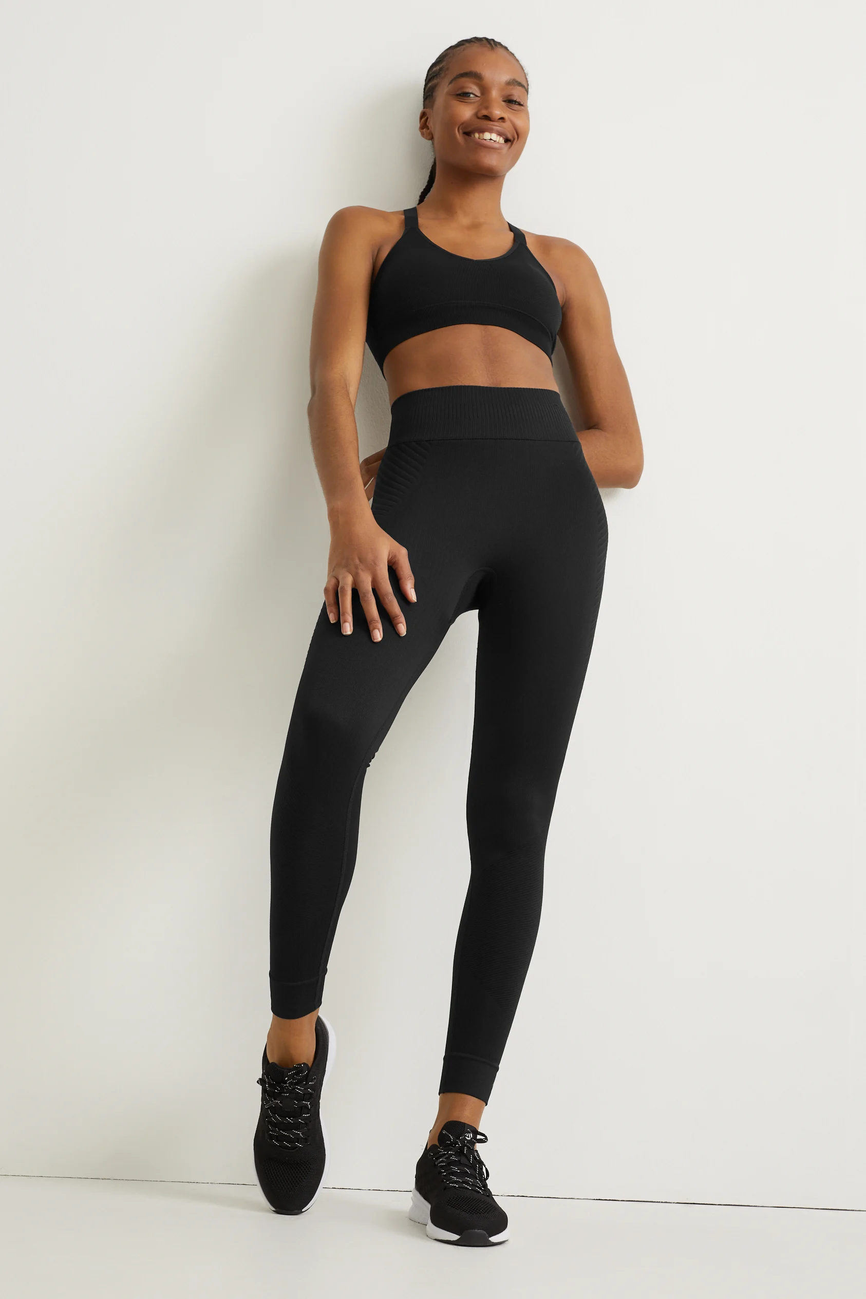 Leggings - running - seamless - LYCRA?