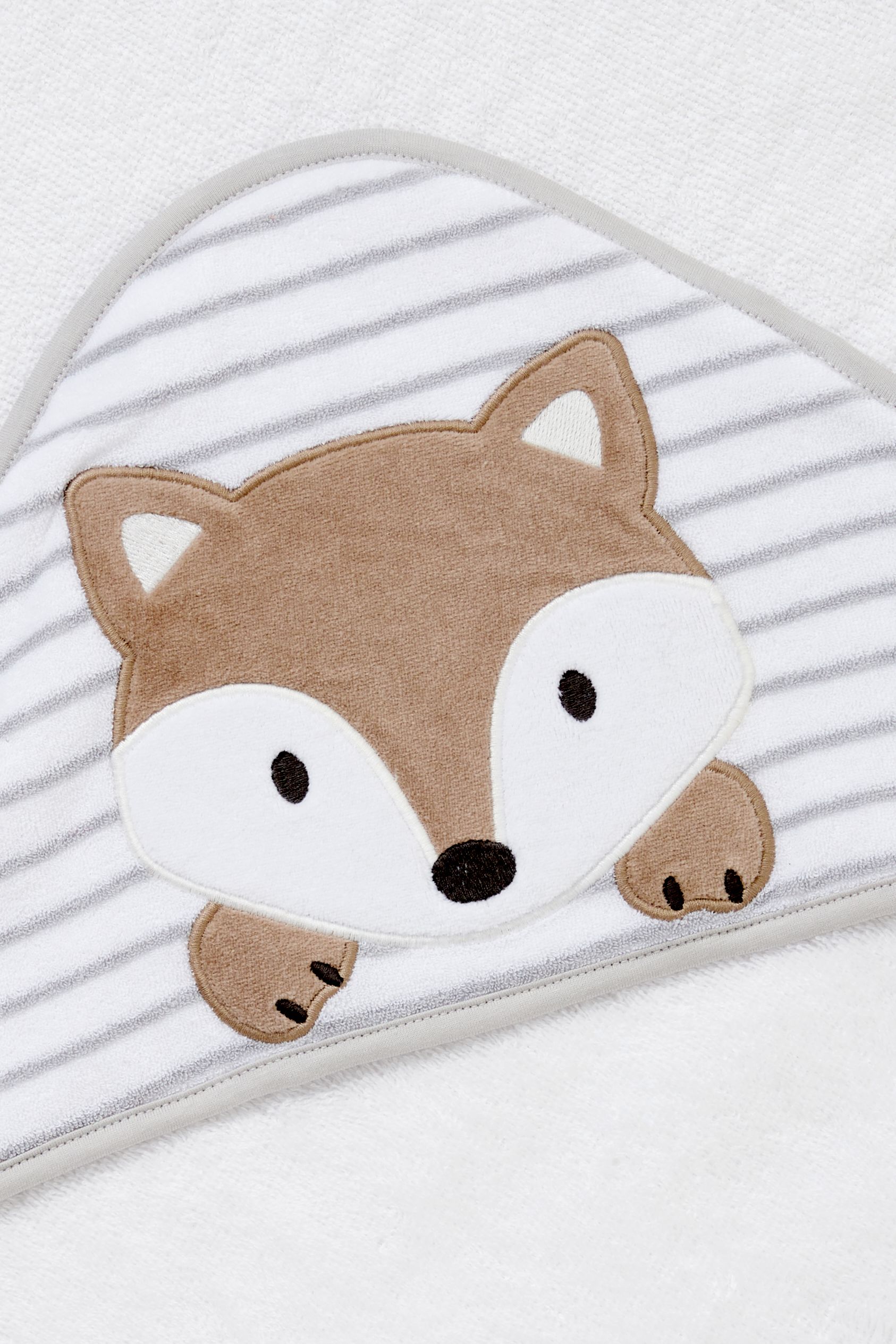 Baby bath towel with hood