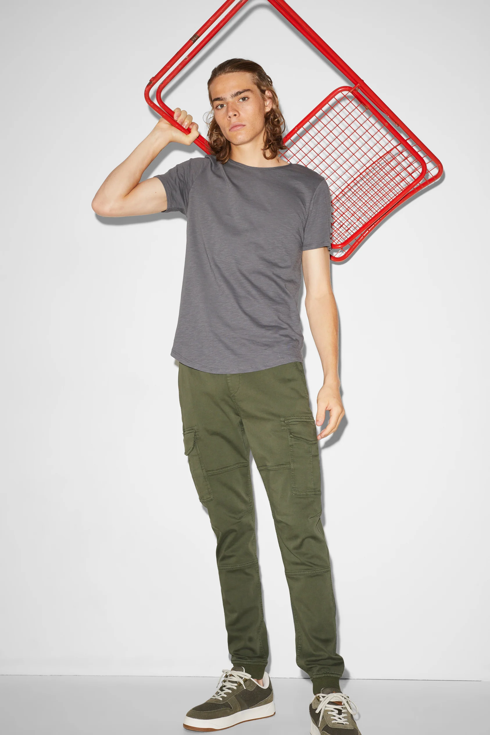 CLOCKHOUSE - cargo trousers - regular fit