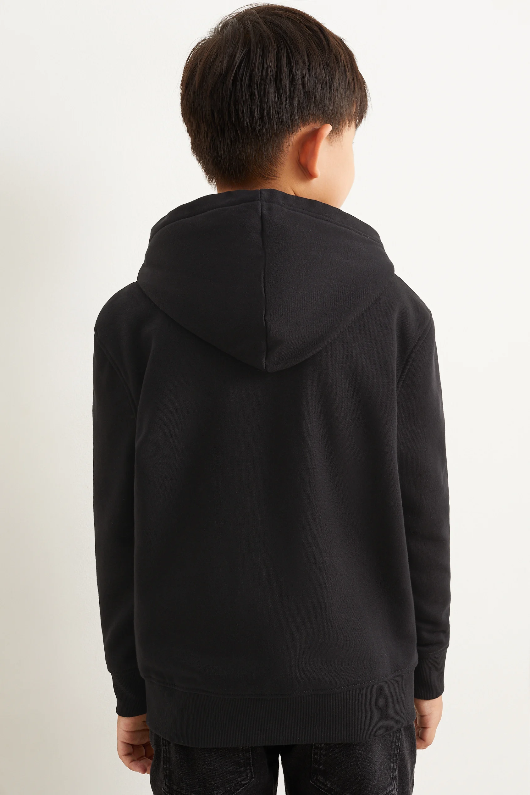 Zip-through hoodie