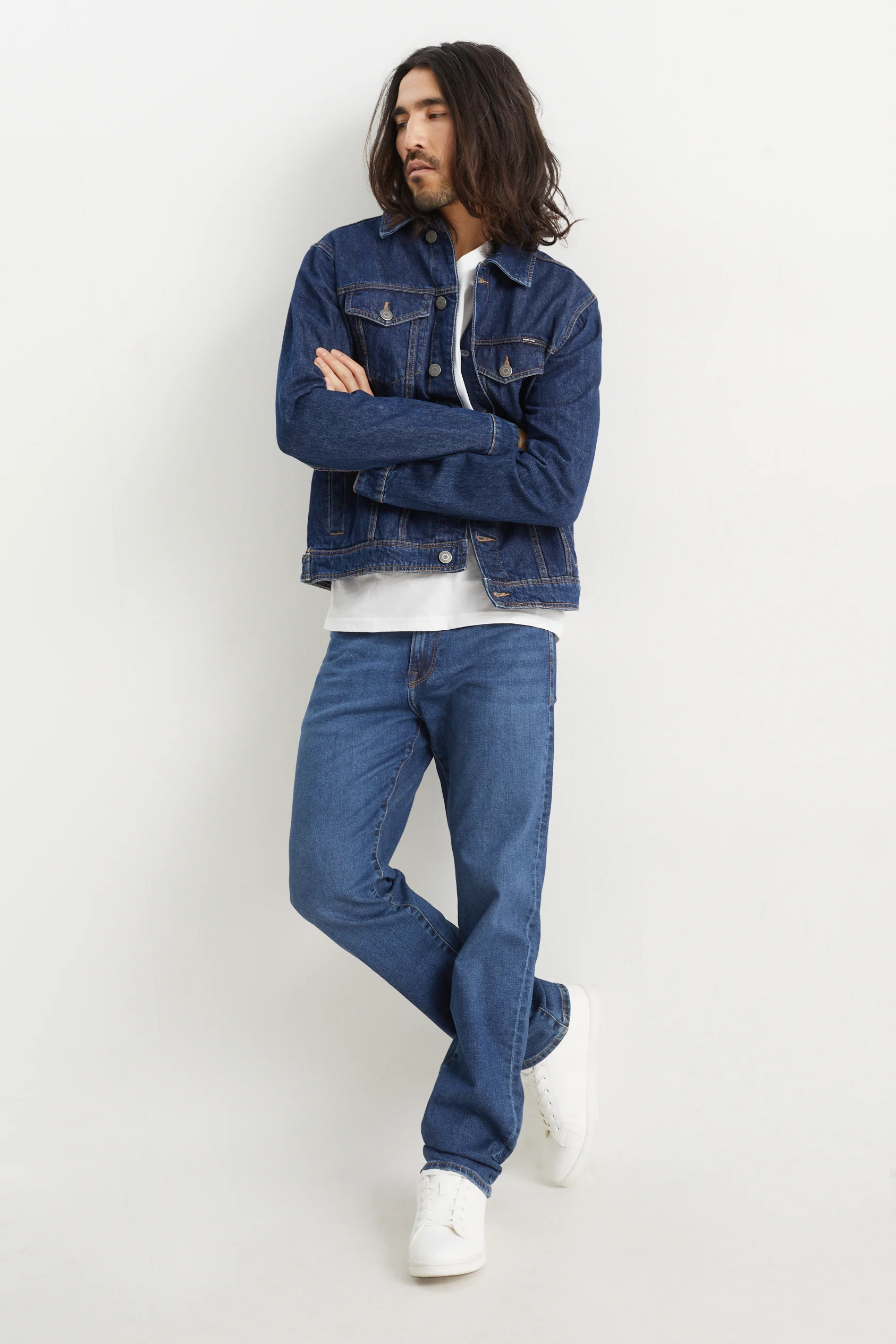 Straight jeans - LYCRA?