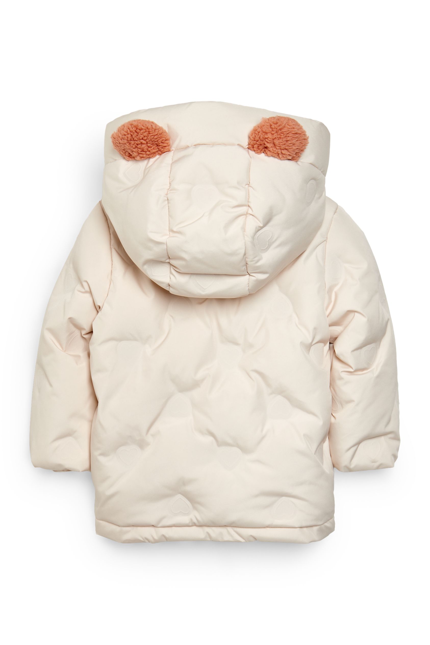 Baby jacket with hood