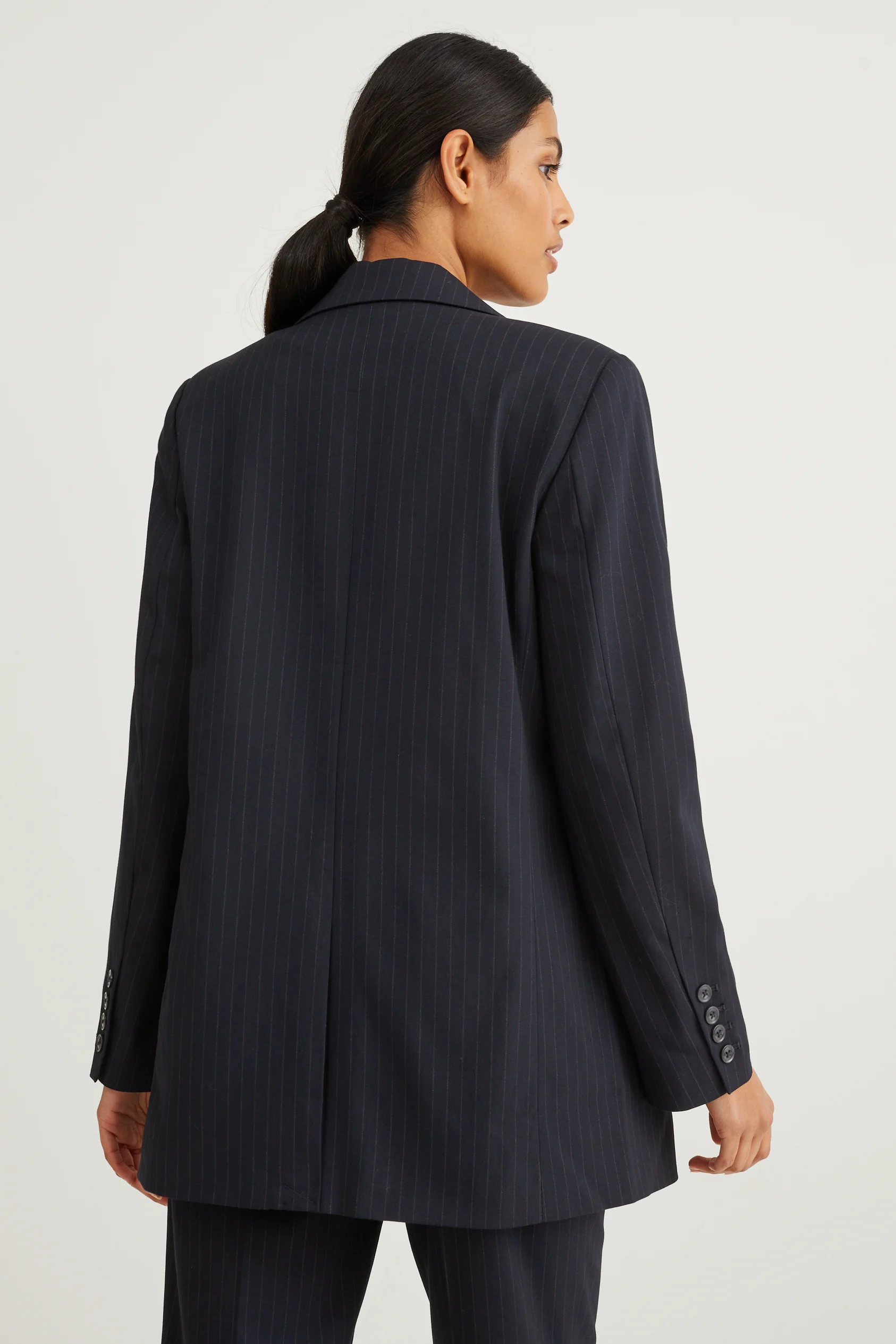 Oversized blazer - pinstripes