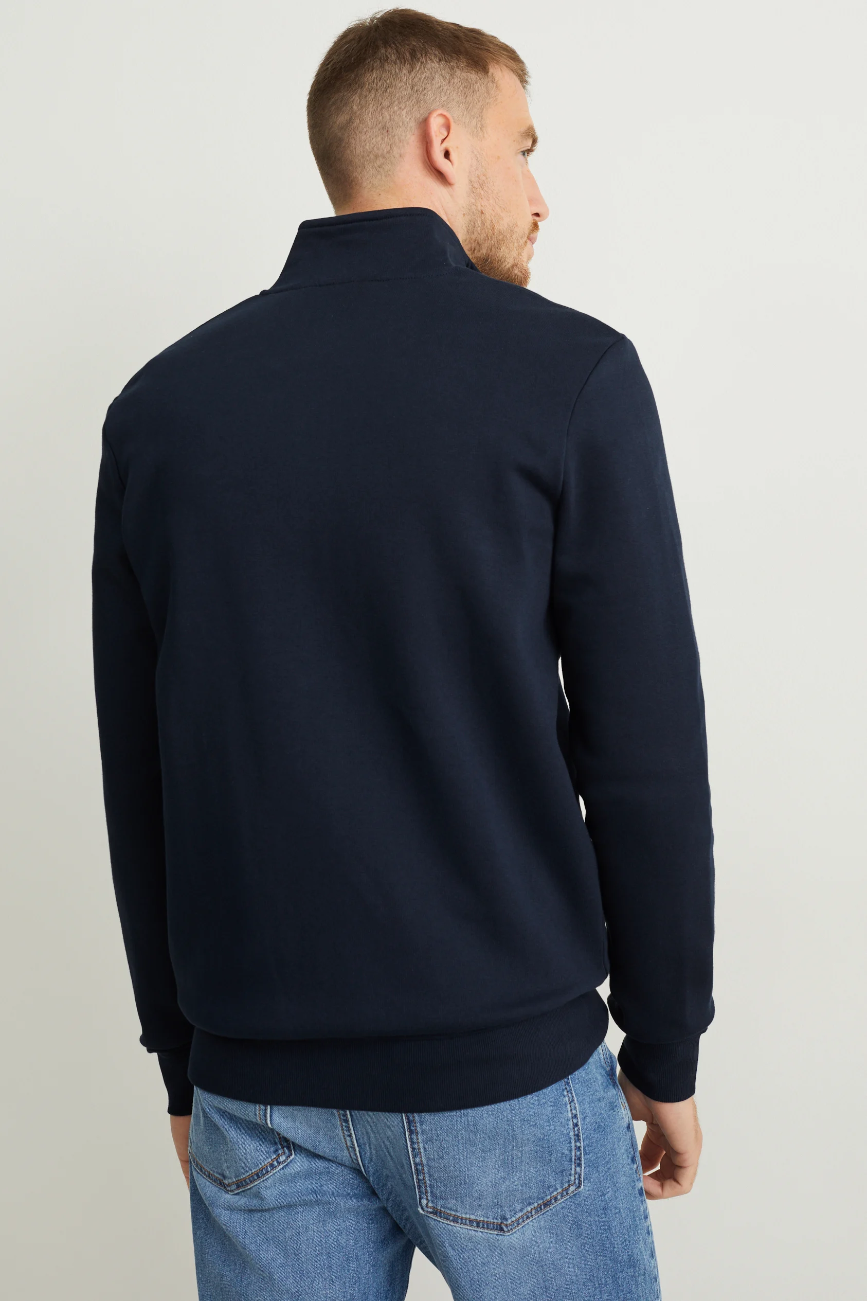 Zip-through sweatshirt