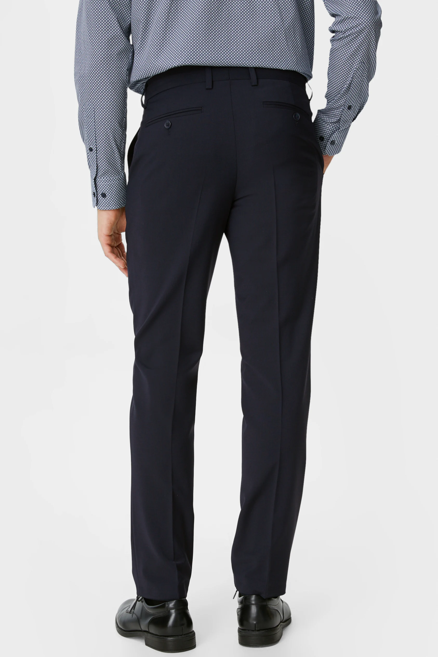 Mix-and-match suit trousers - regular fit - flex - wool blend - LYCRA?