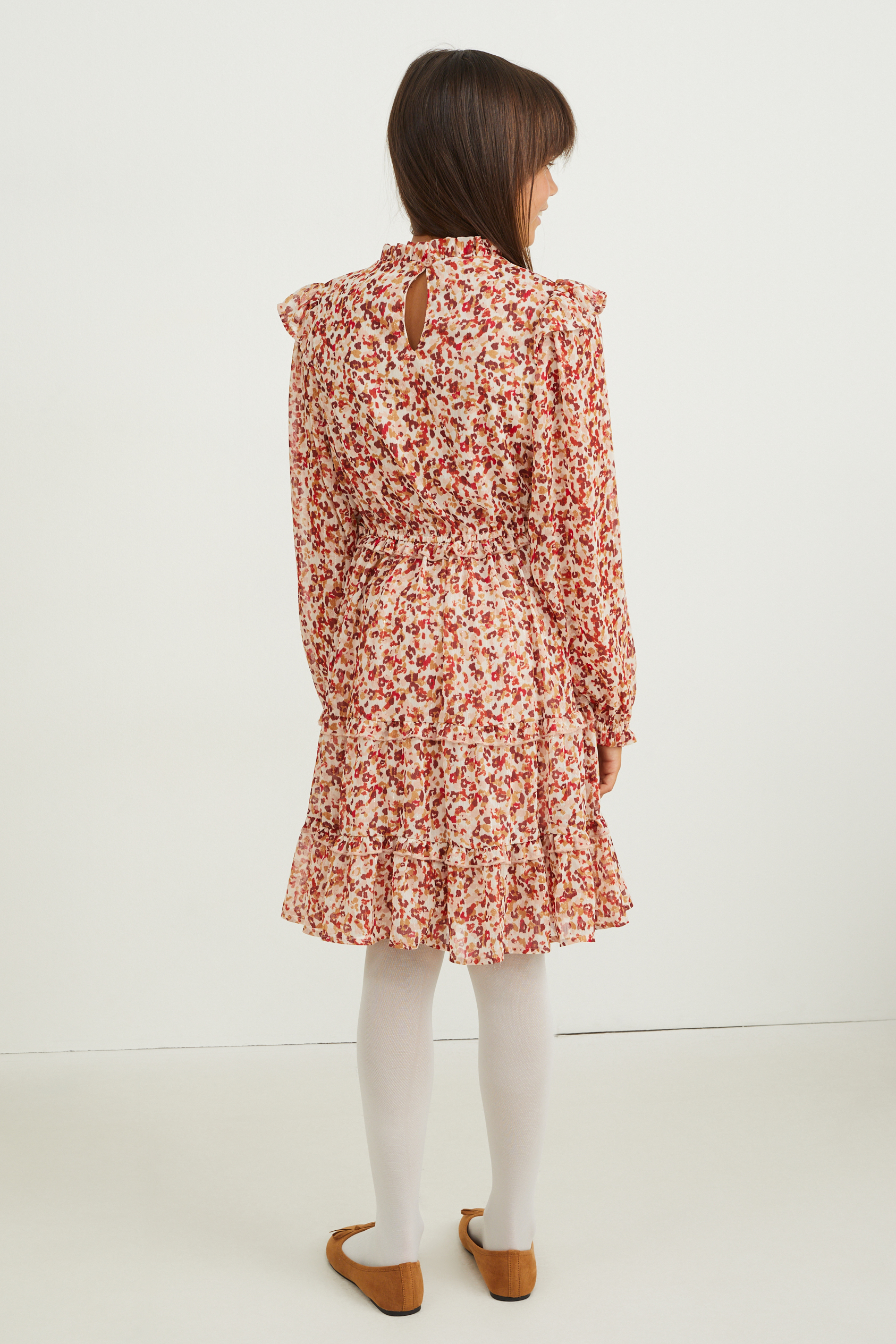 Chiffon dress - patterned