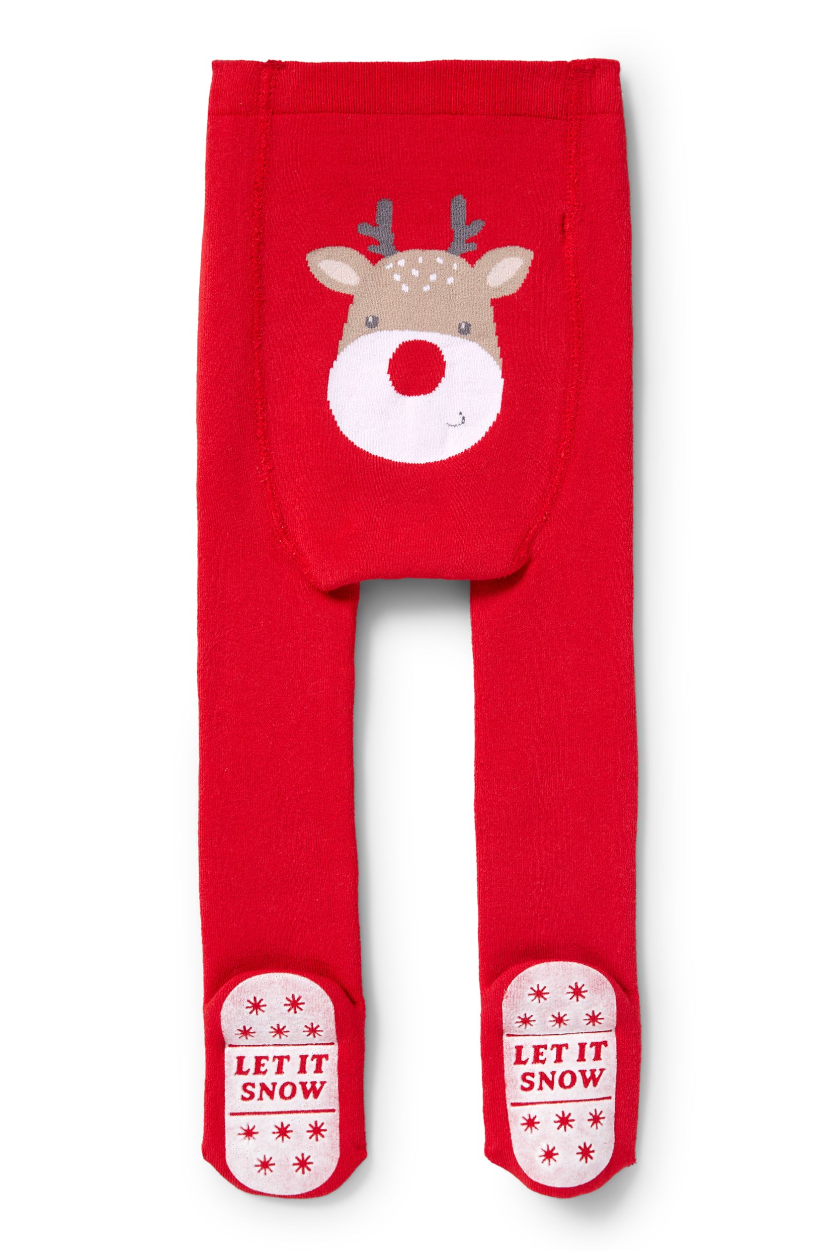 Rudolph - Baby Christmas non-slip tights