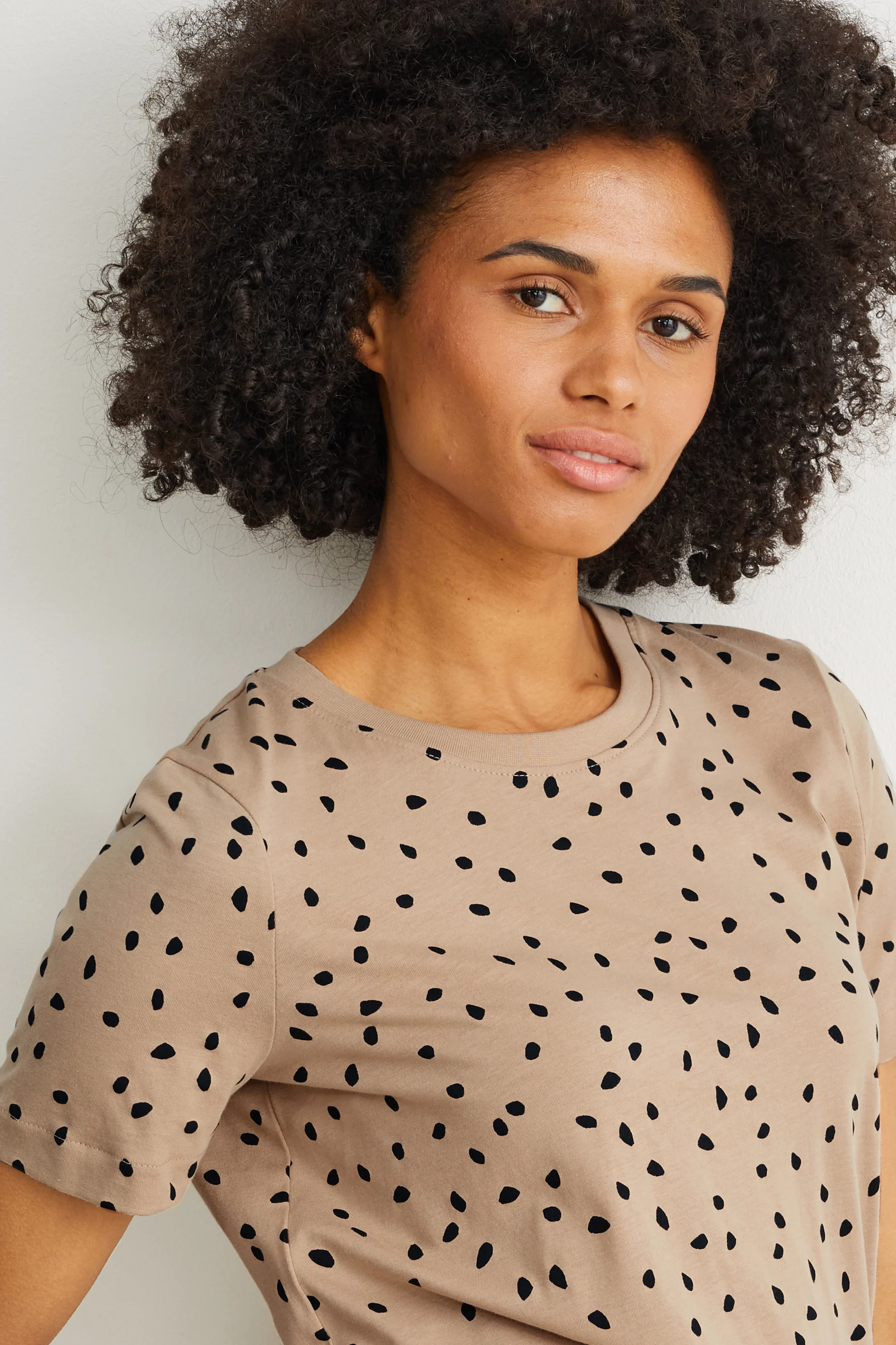 Basic T-shirt - polka dot