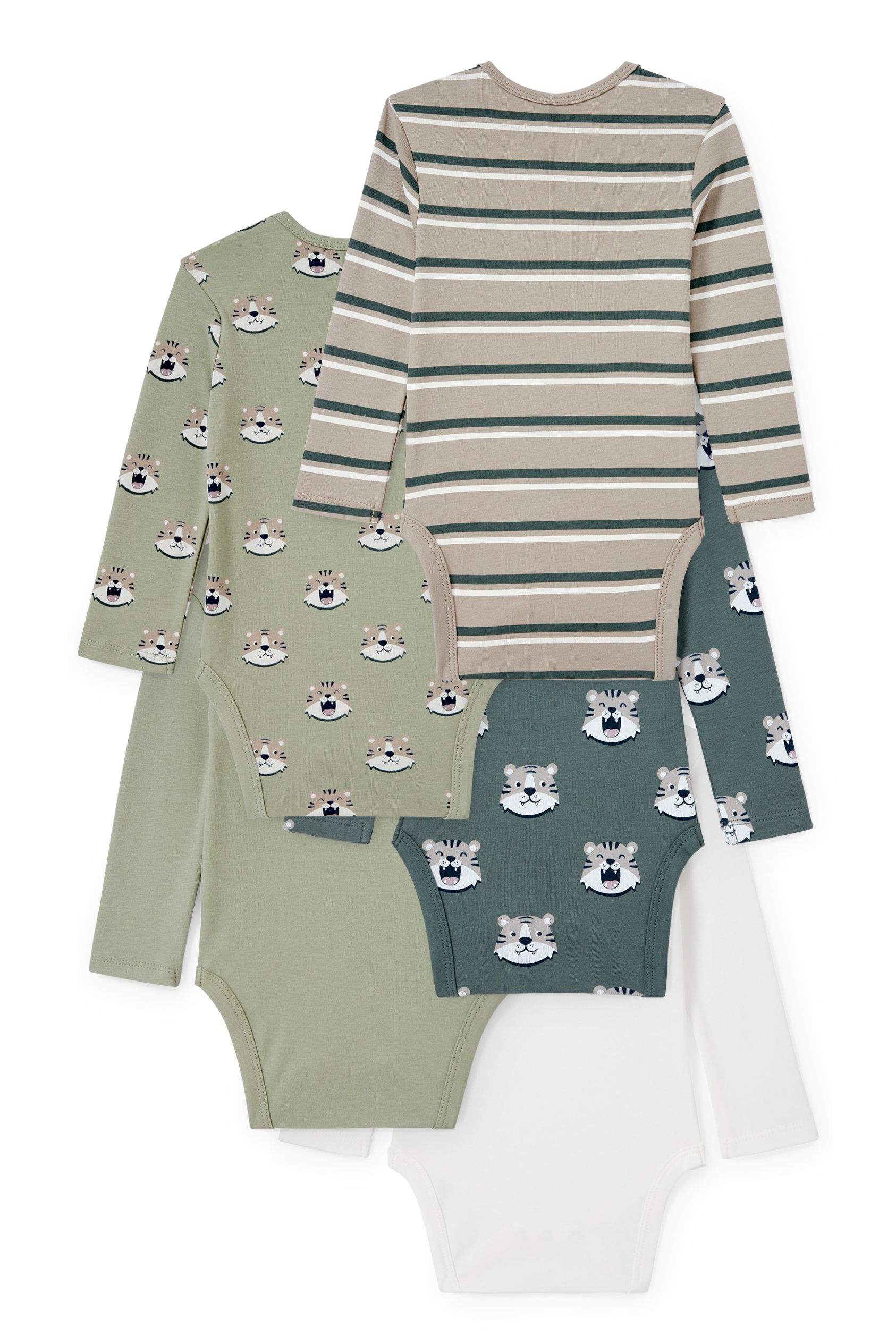 Multipack of 5 - baby bodysuit