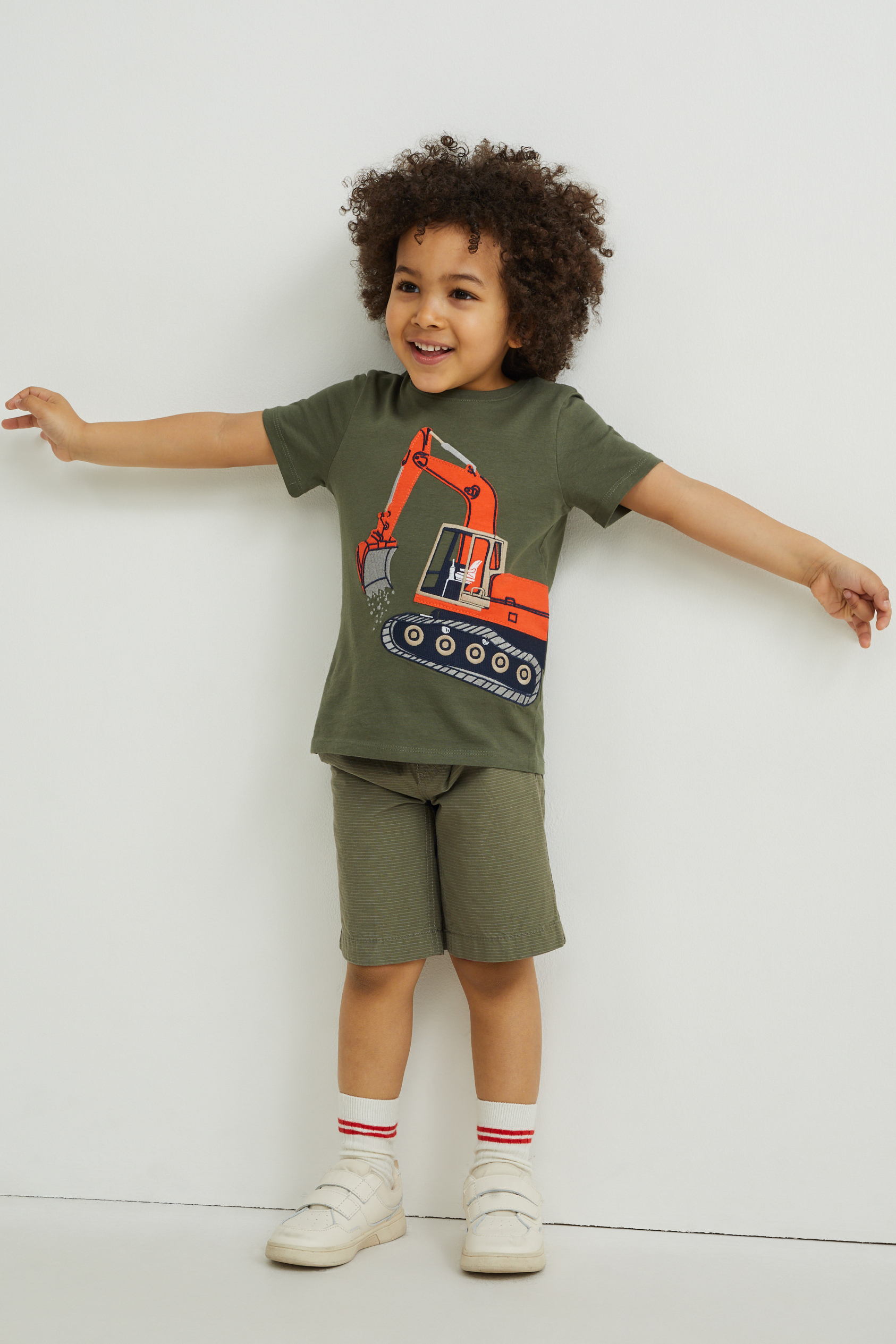 Bermuda shorts - striped