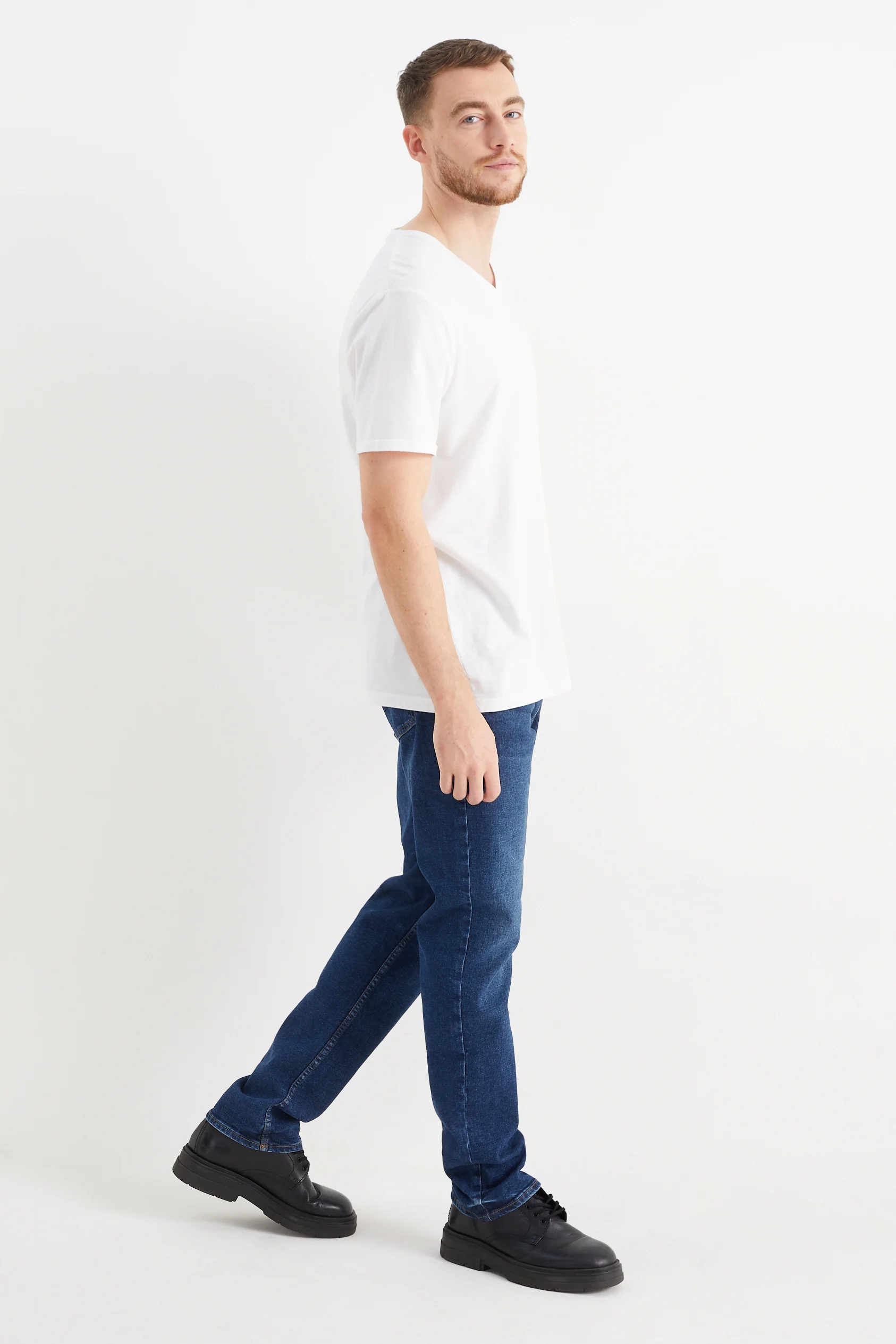 Straight jeans - LYCRA?