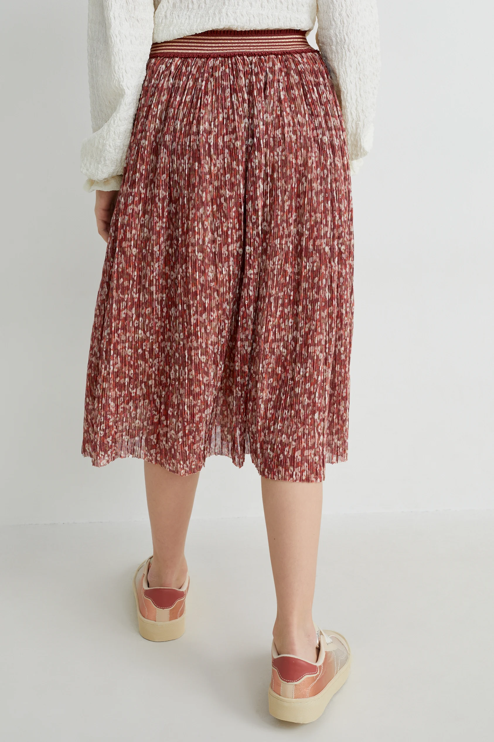 Plissé skirt - floral