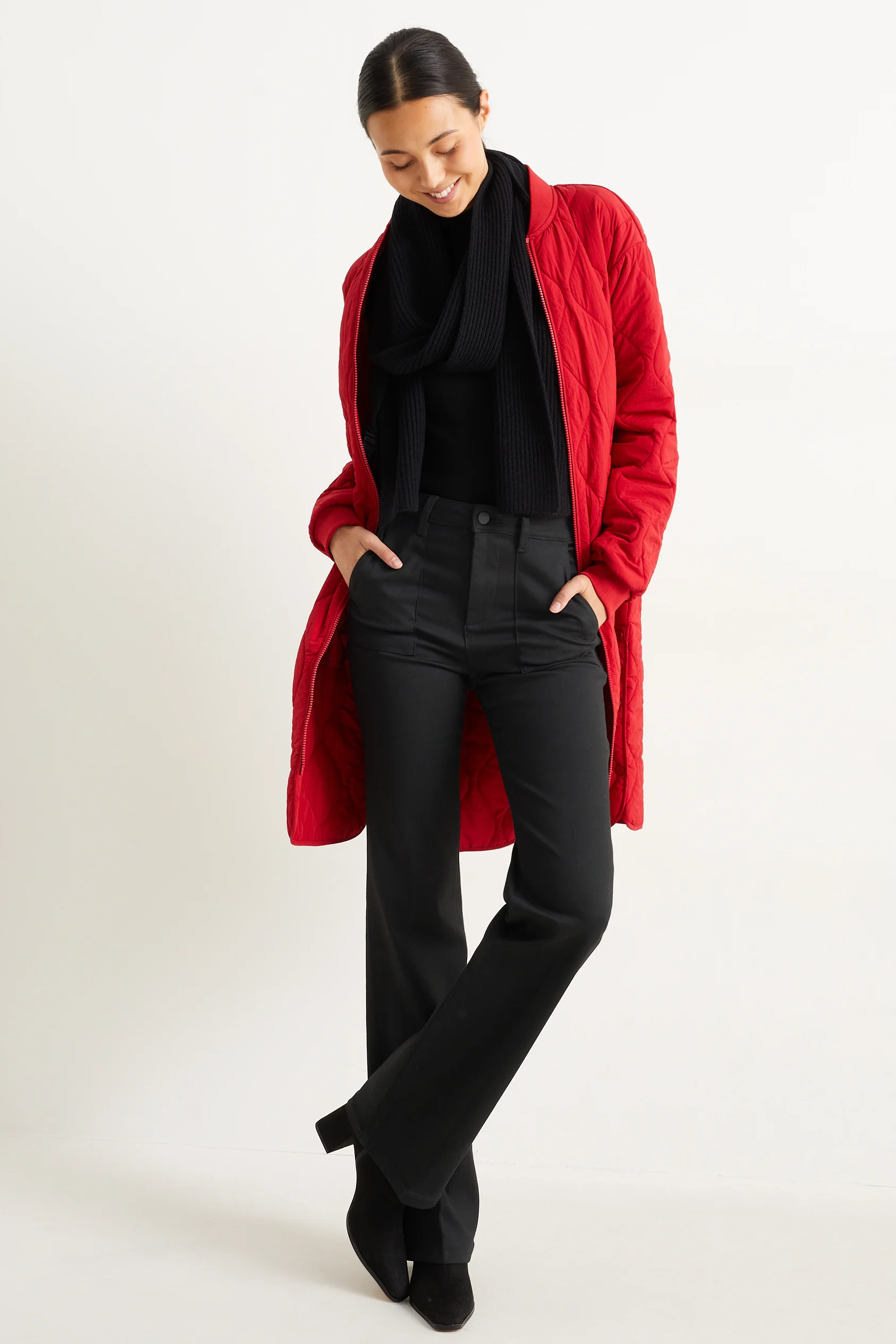 Cloth trousers - high waist - recycled