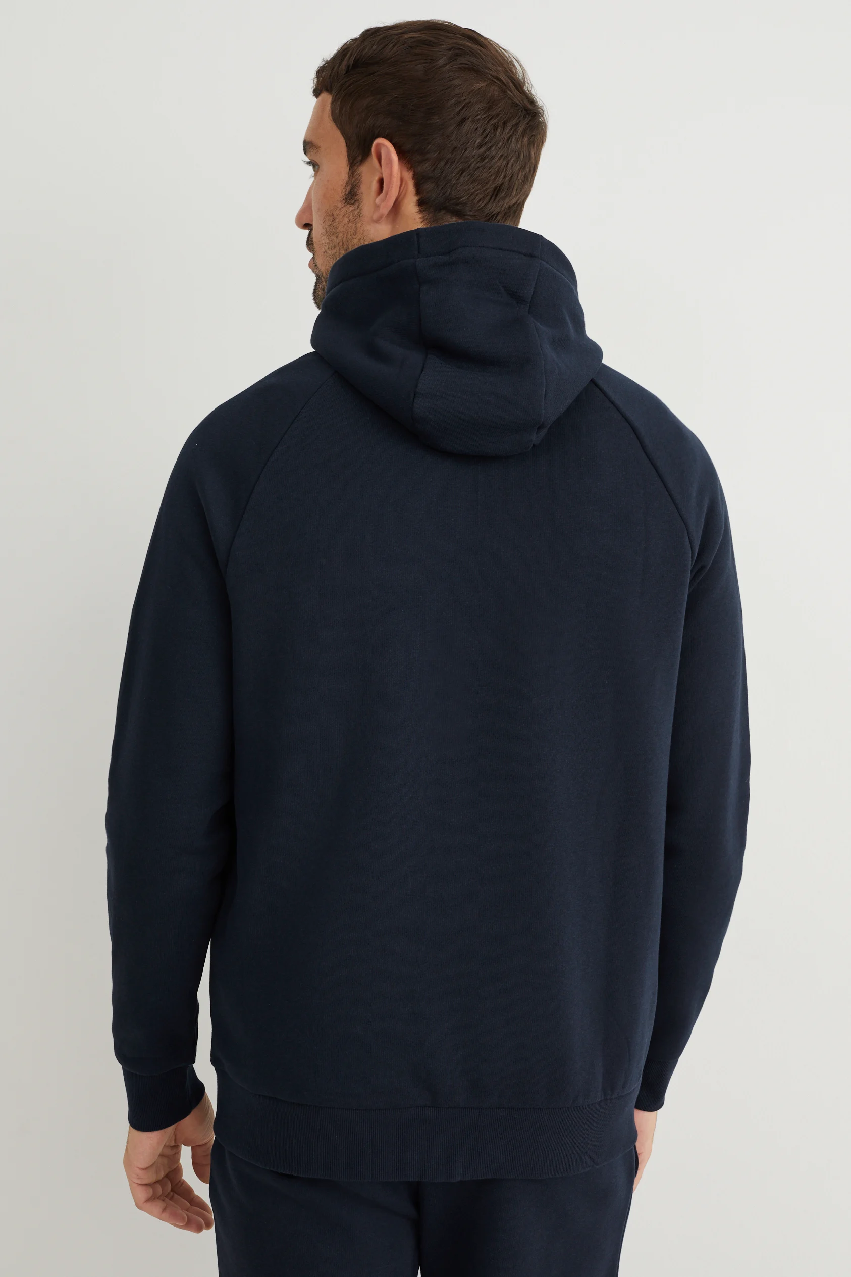 Zip-through hoodie