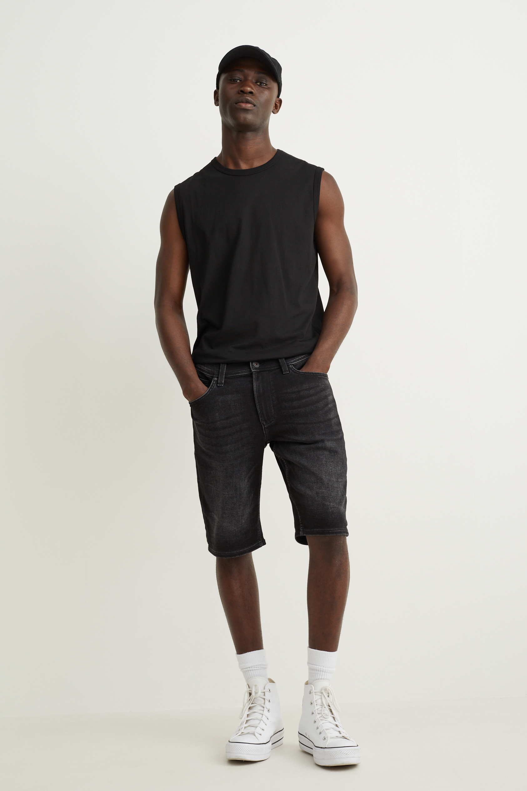 Denim shorts - Flex jog denim - LYCRA?