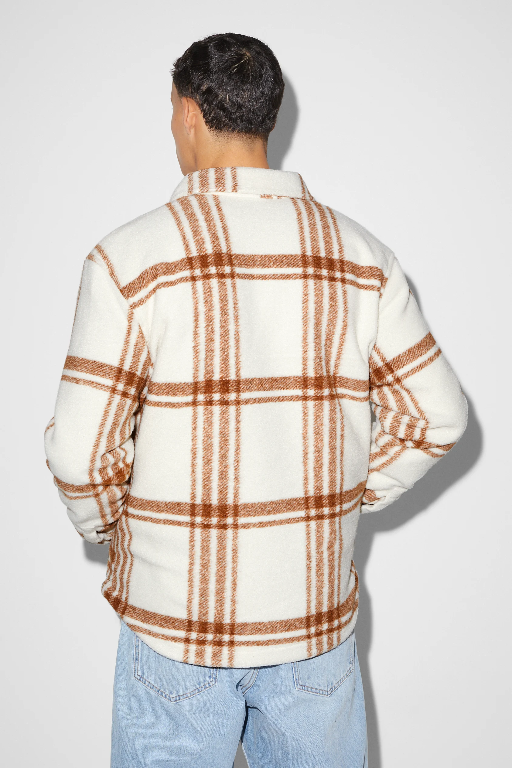 Shirt jacket - check