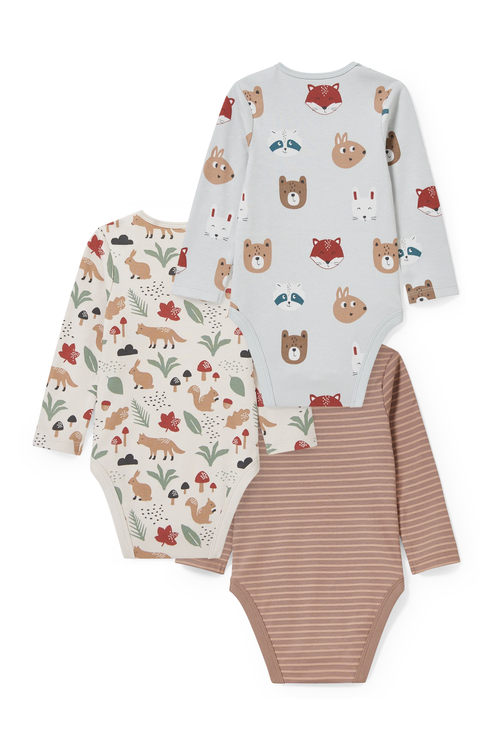 Multipack of 3 - baby bodysuit