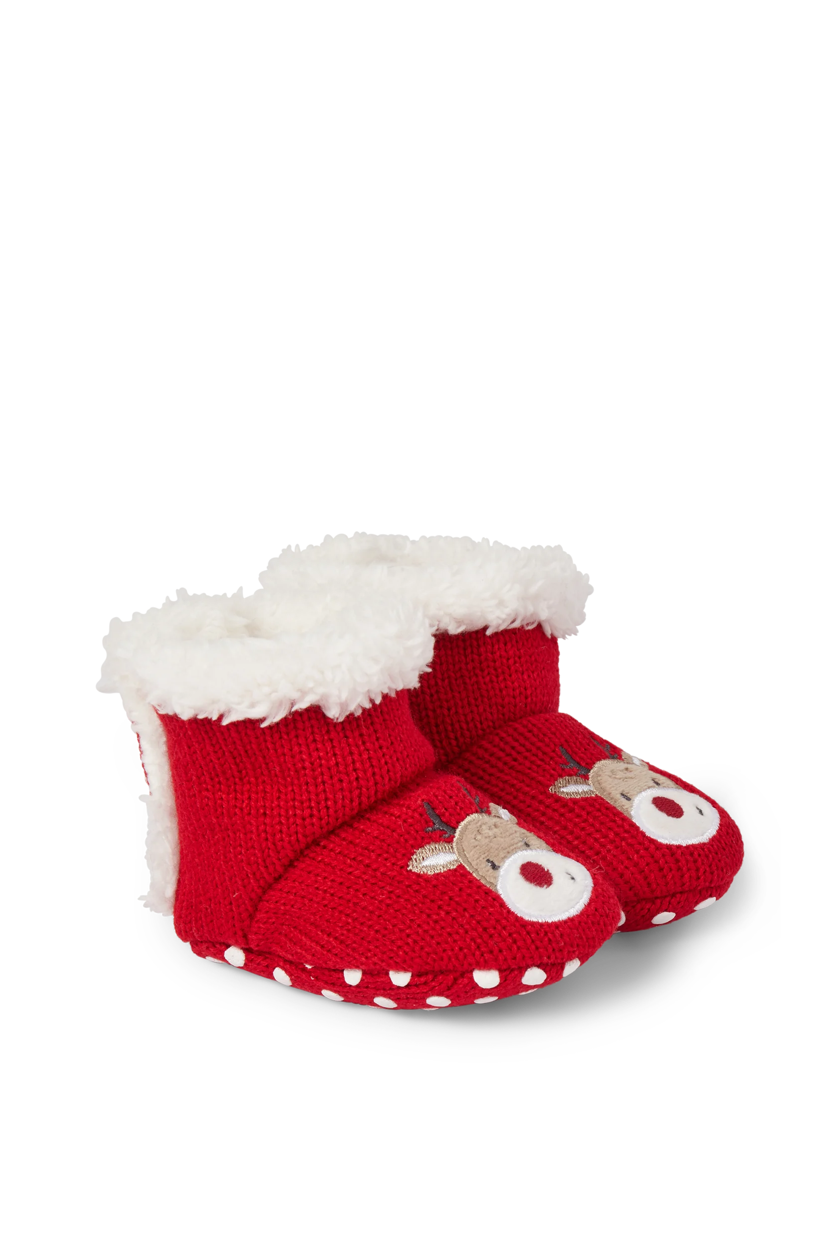 Rudolf - Baby Christmas booties
