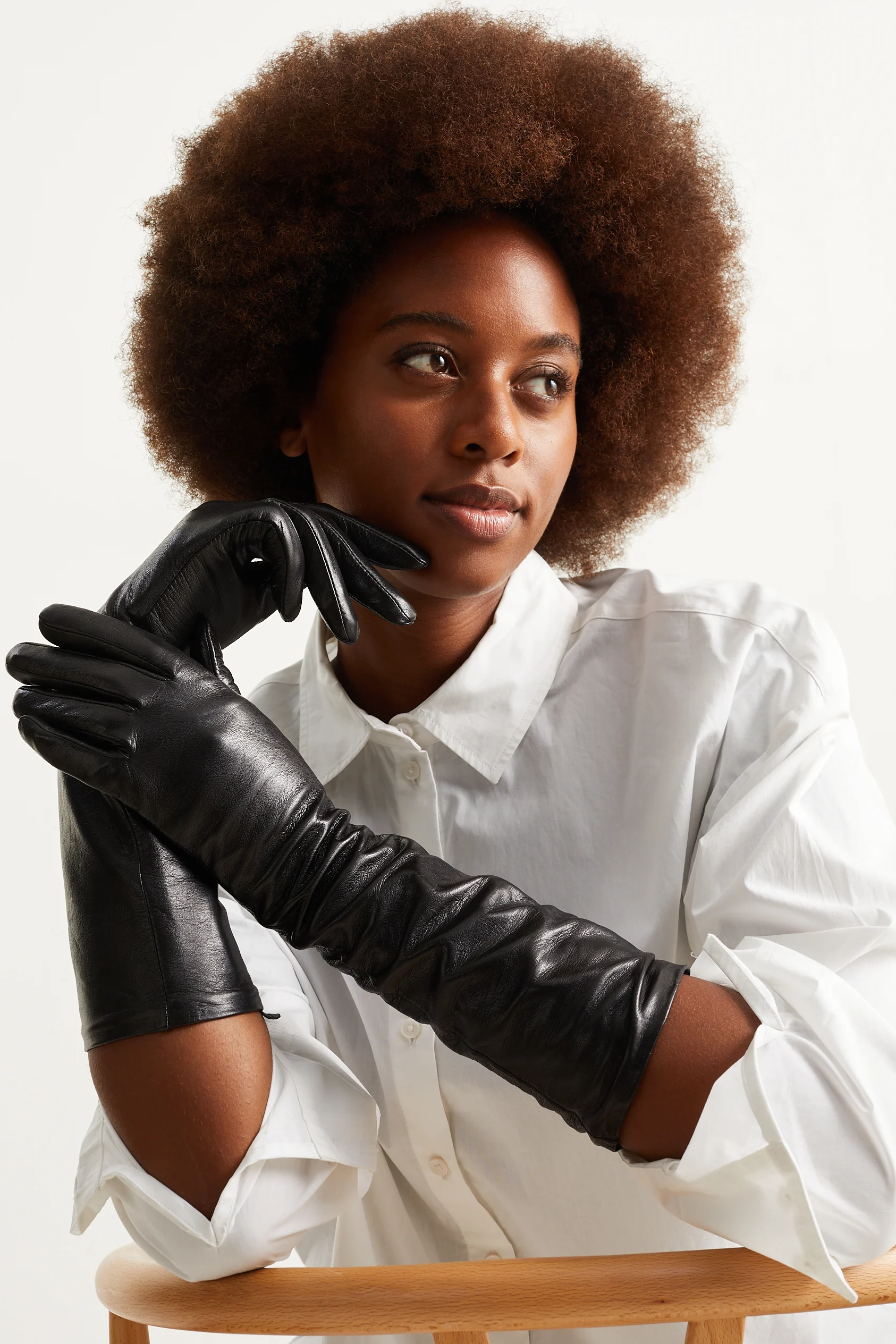 Leather gloves