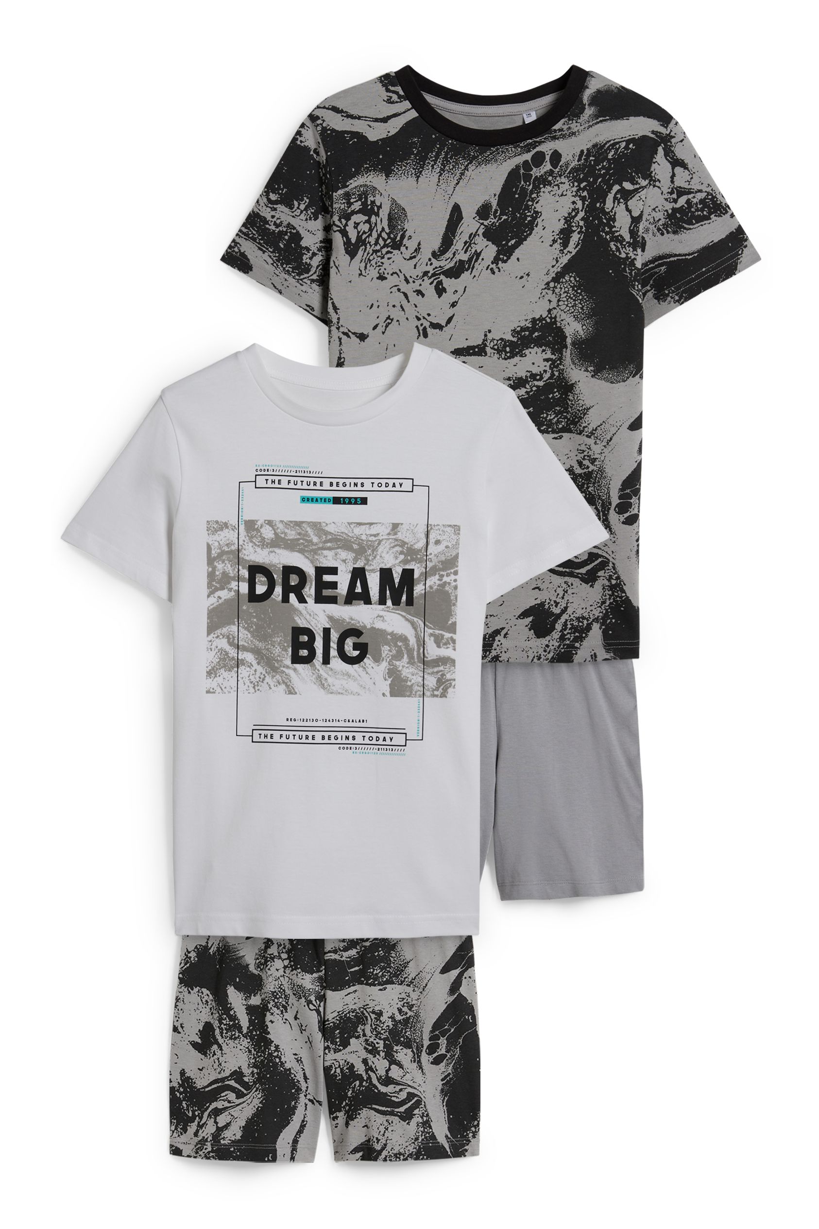 Multipack of 2 - short pyjamas - 4 piece