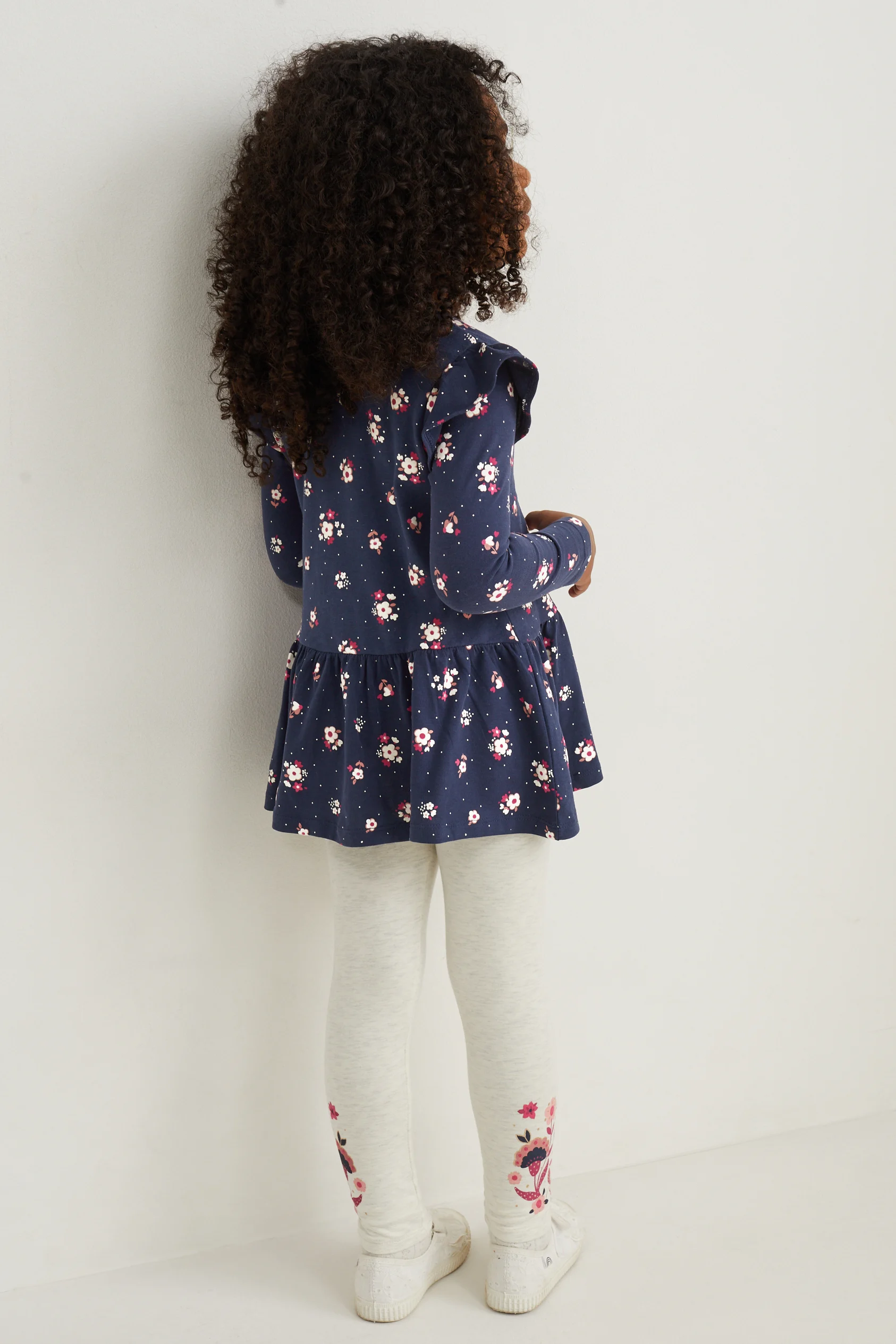 Set - 2 dresses, leggings and bag - 4 piece