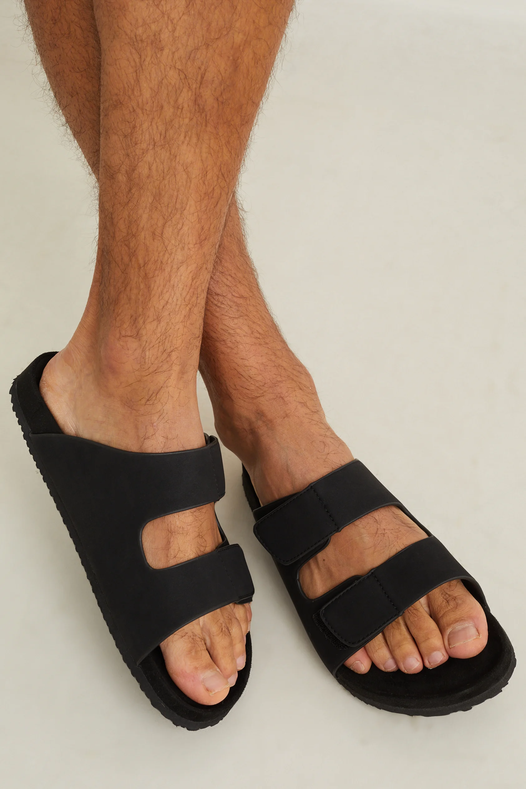 Sandals - faux suede