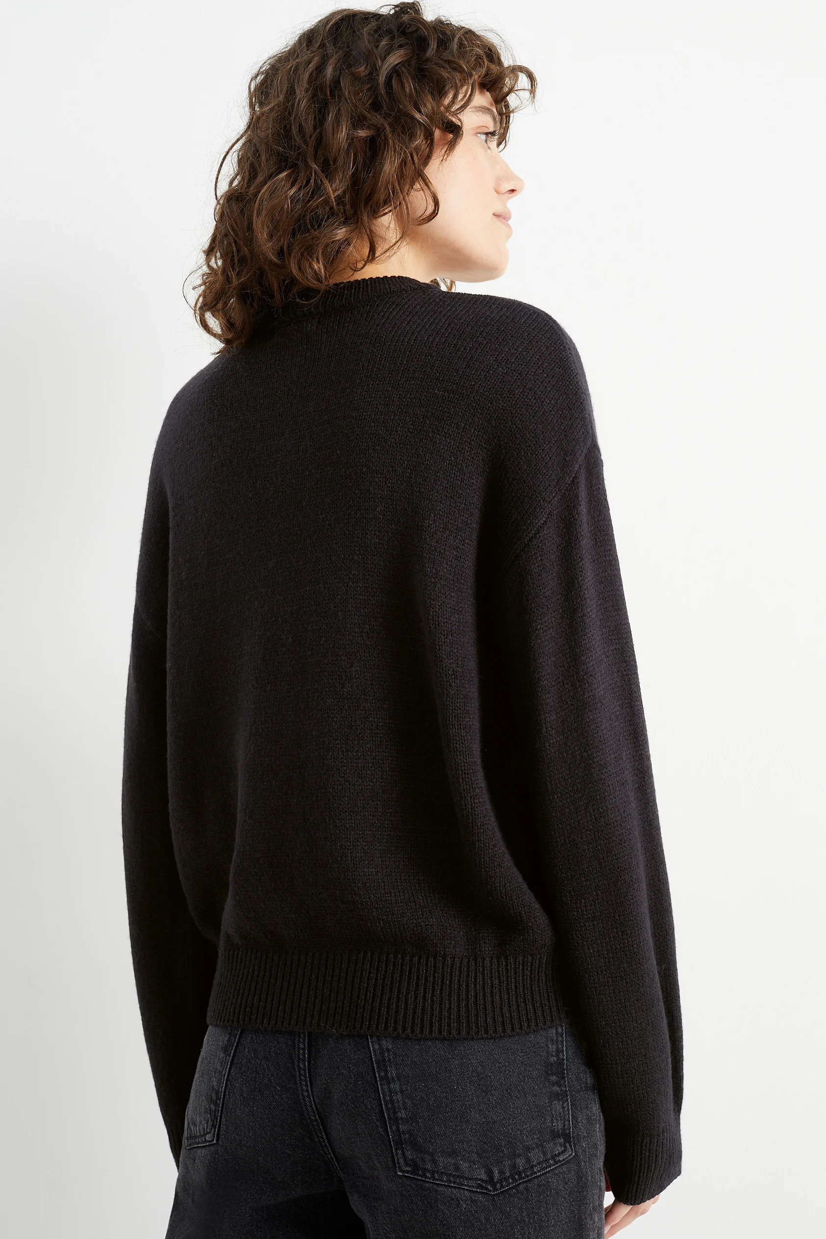 Christmas jumper - candy cane - shiny