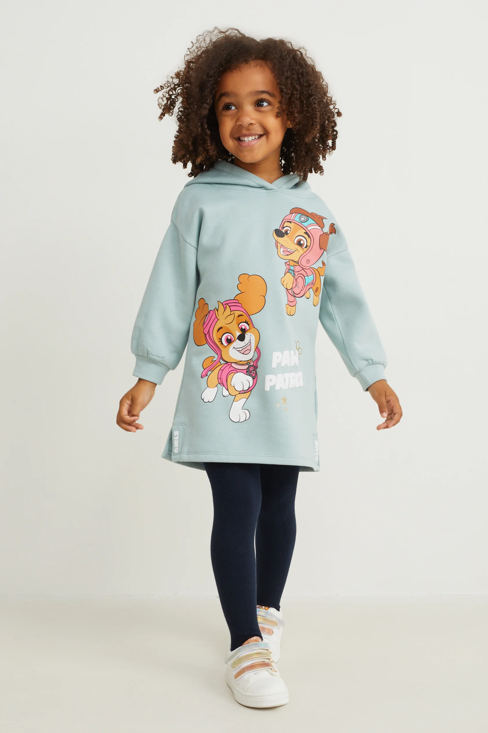 PAW Patrol - sweatshirt dress with hood