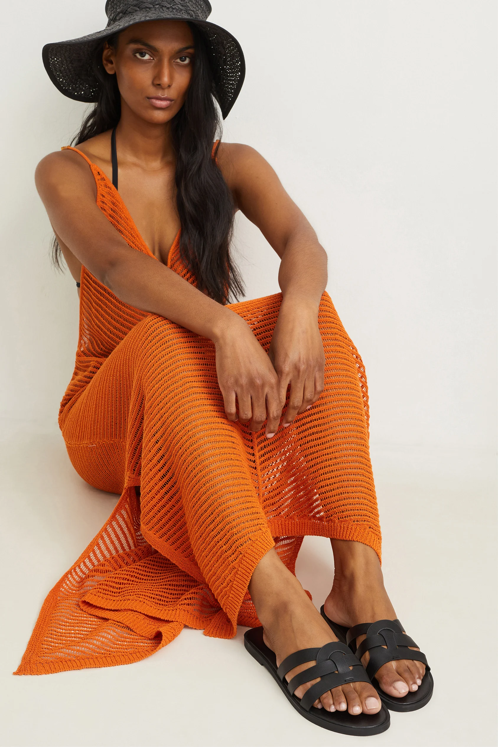 Sandals - faux leather