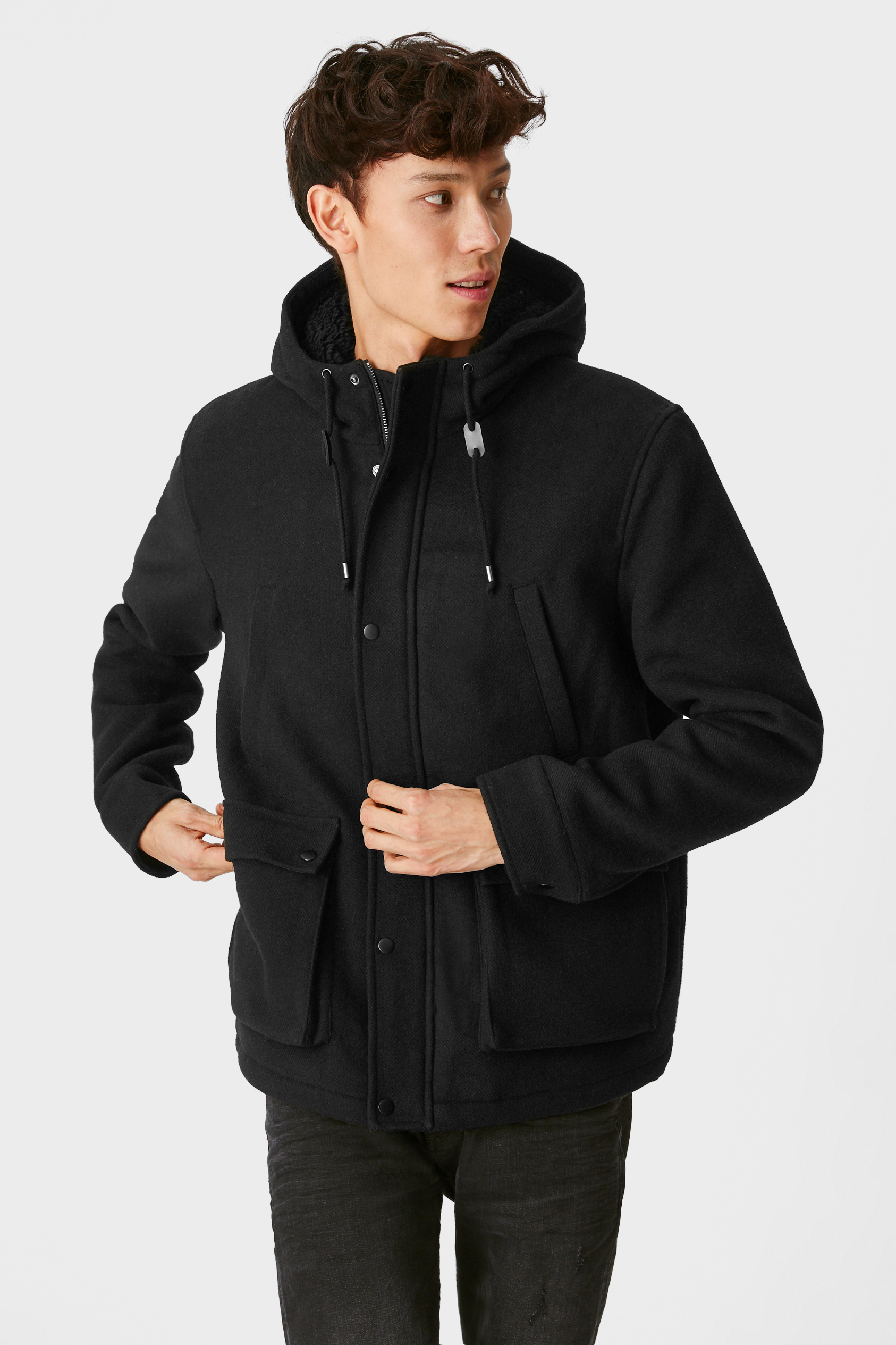 CLOCKHOUSE - jacket with hood