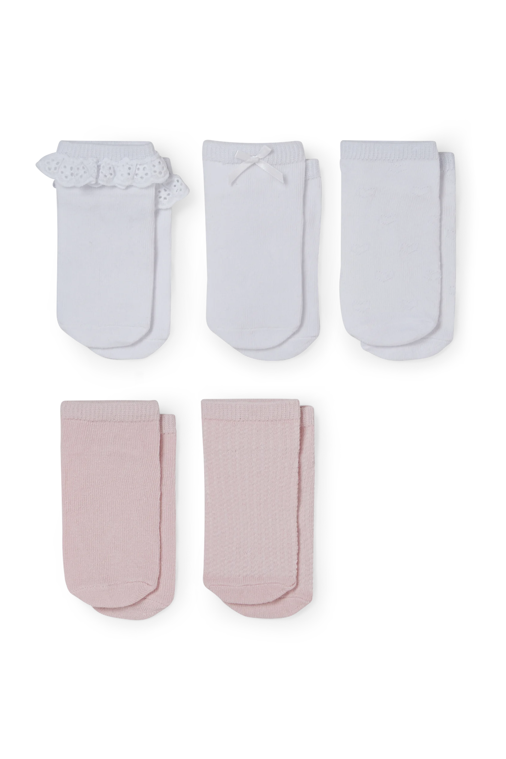 Multipack of 5 - baby trainer socks
