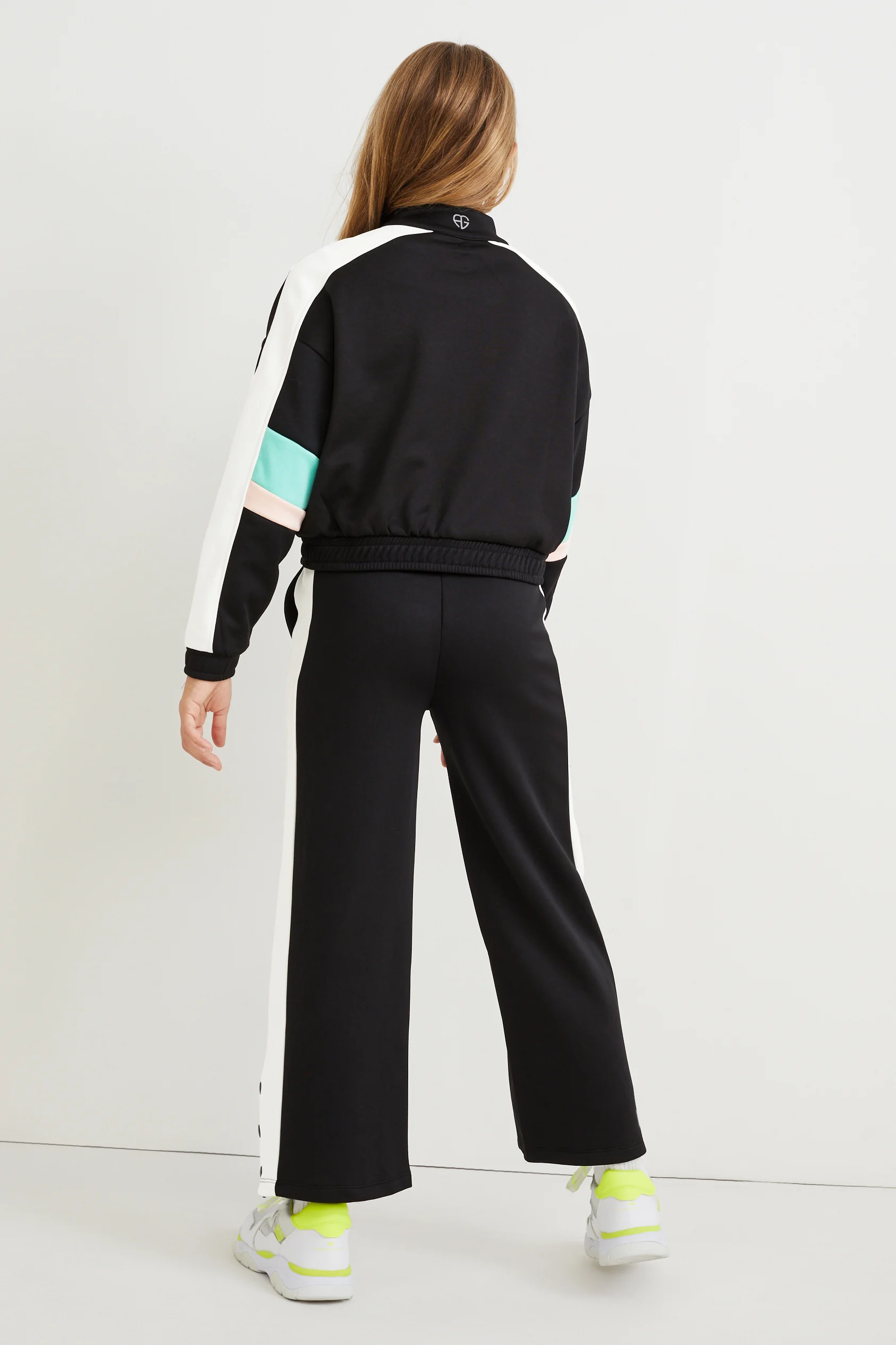 Set - technical zip-through sweatshirt and joggers - 2 piece