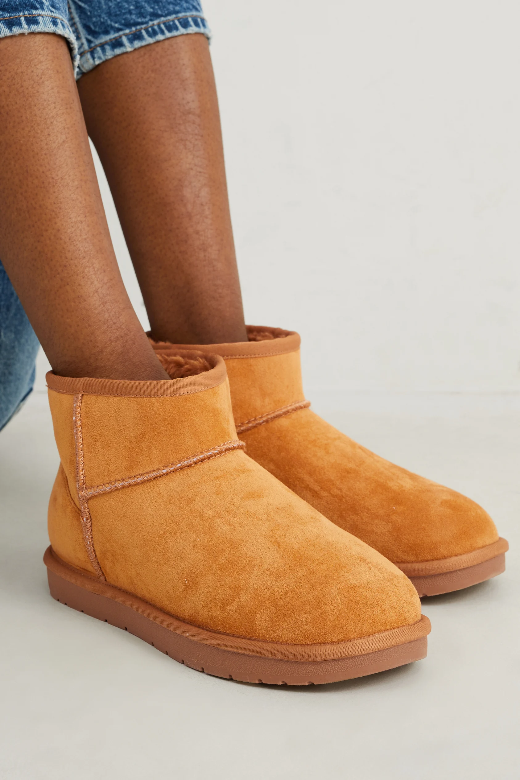 Boots - faux suede