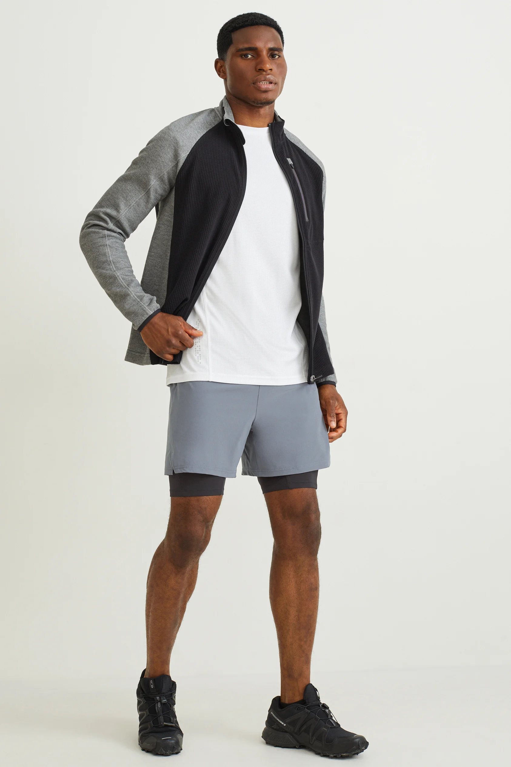 Technical shorts - 4 Way Stretch - 2-in-1 look