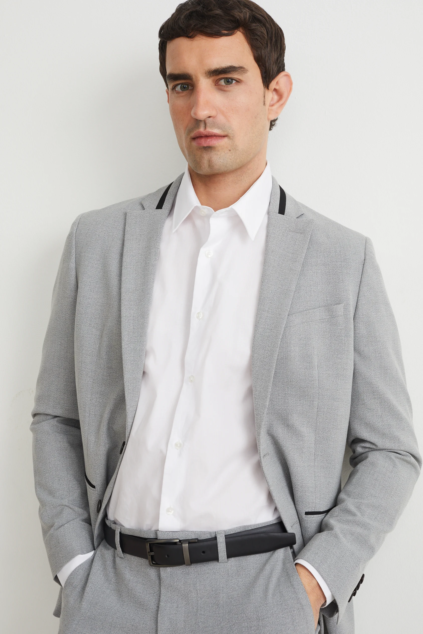 Reversible belt - faux leather