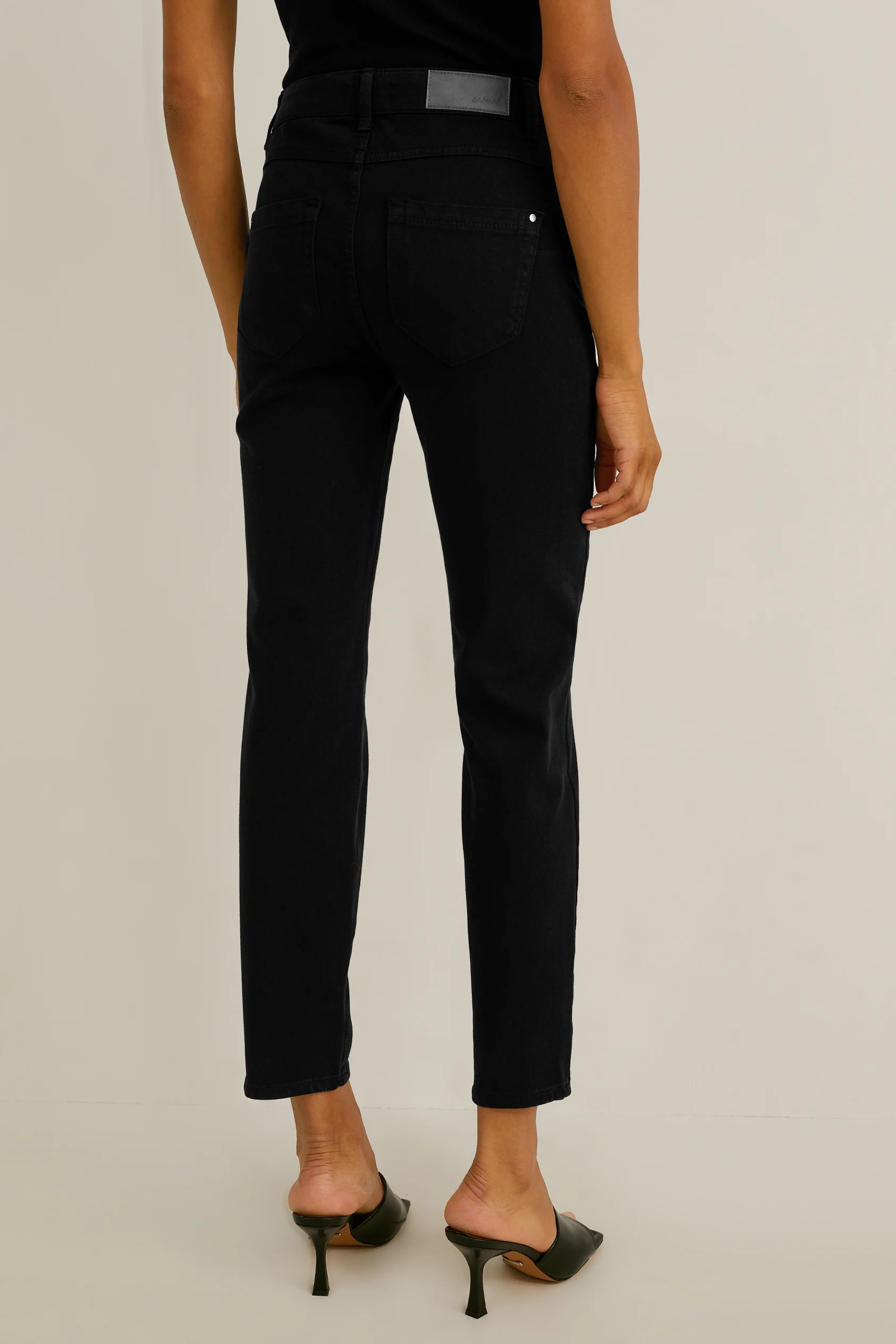 Trousers - slim fit - mid-rise waist - 4 Way Stretch